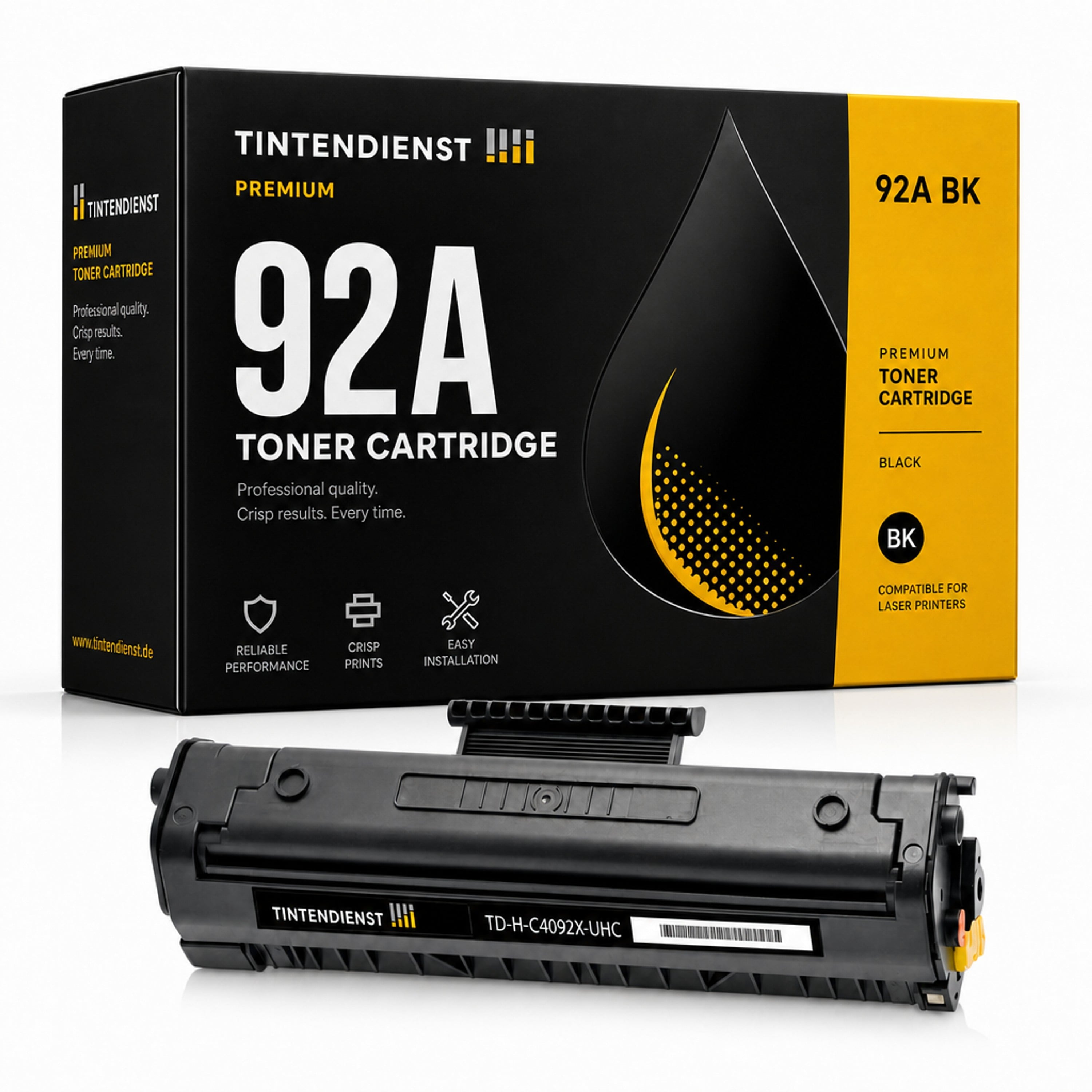 Toner kompatibel zu HP 92A XXL, schwarz