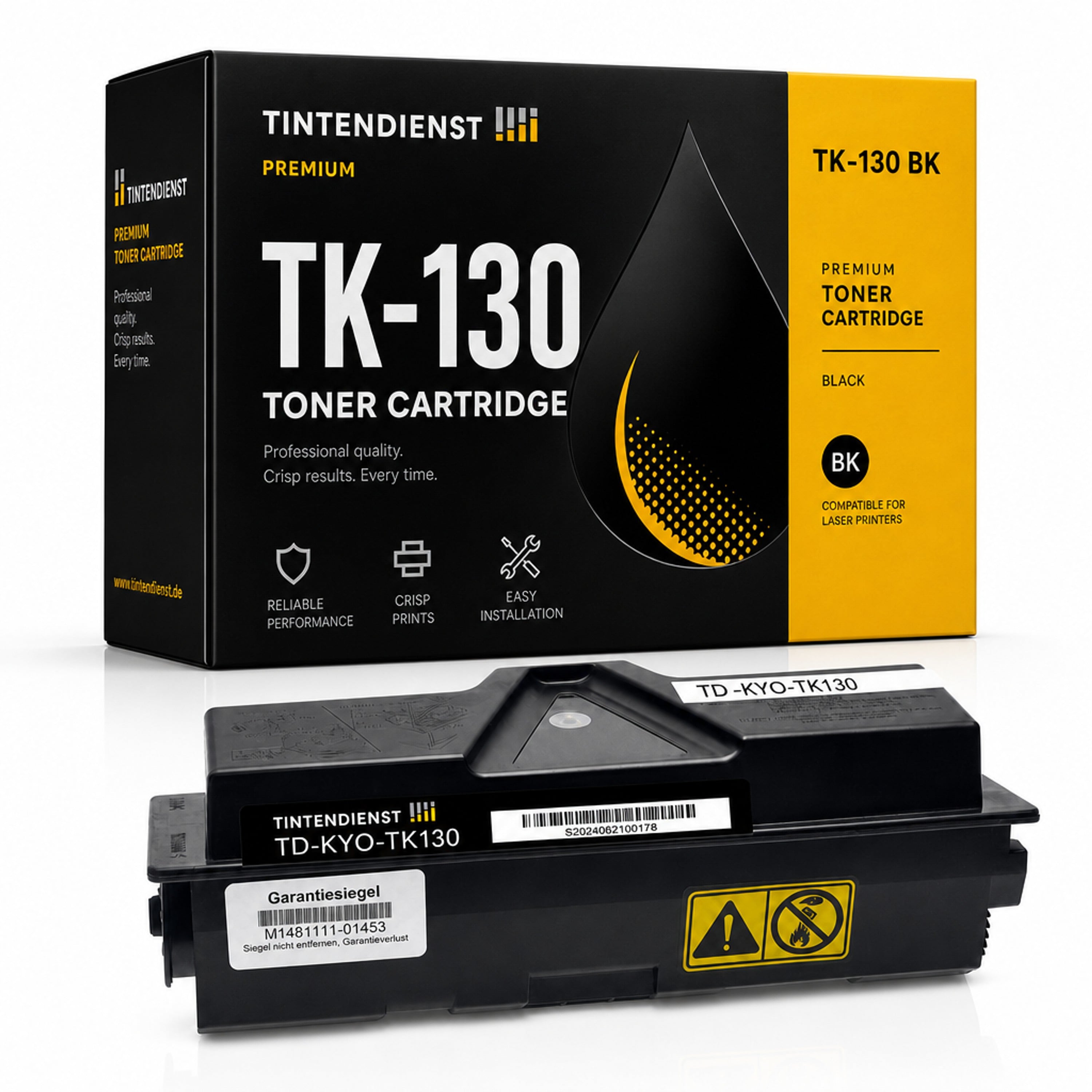 Toner kompatibel zu Kyocera TK-130, schwarz