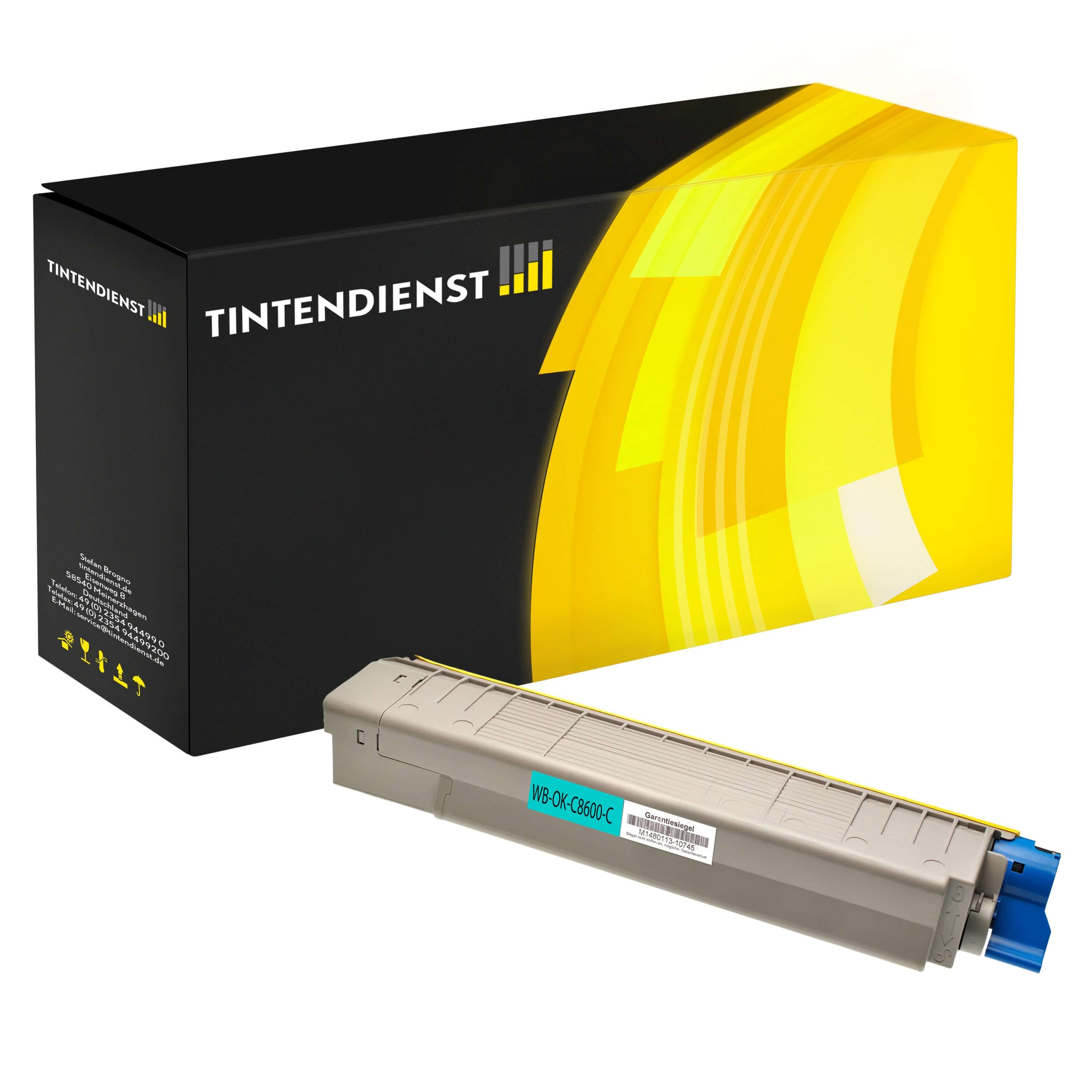 Toner kompatibel zu OKI 43487711 XL, cyan