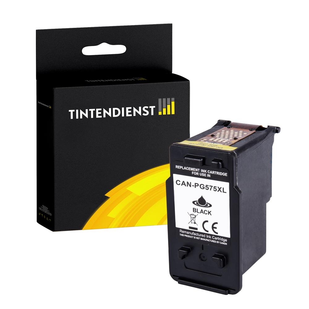 Tintendienst kompatibel für Canon Tintenpatrone 5437C001 / PG-575XL Schwarz [XL Füllmenge]