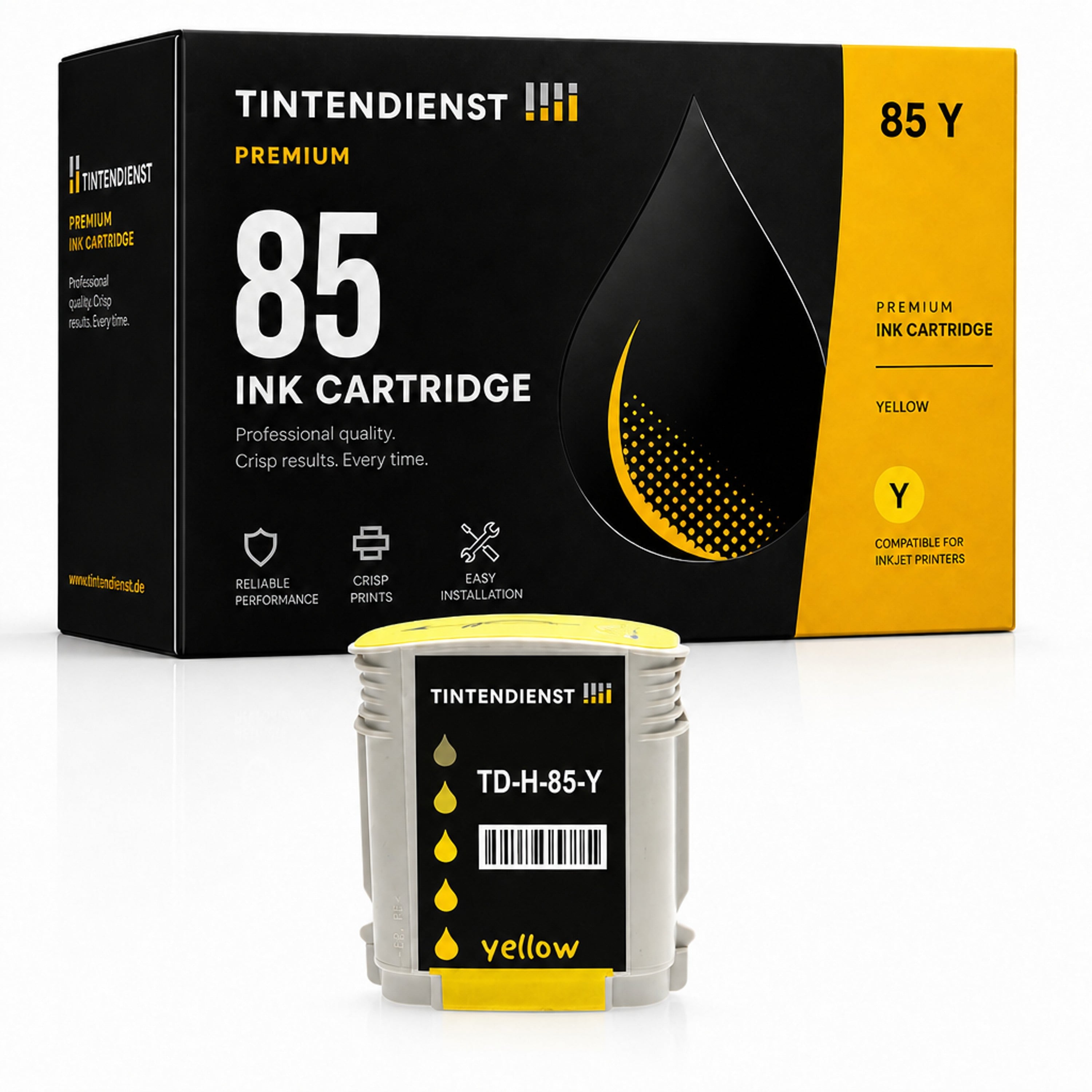 Druckerpatrone kompatibel zu HP 85, gelb