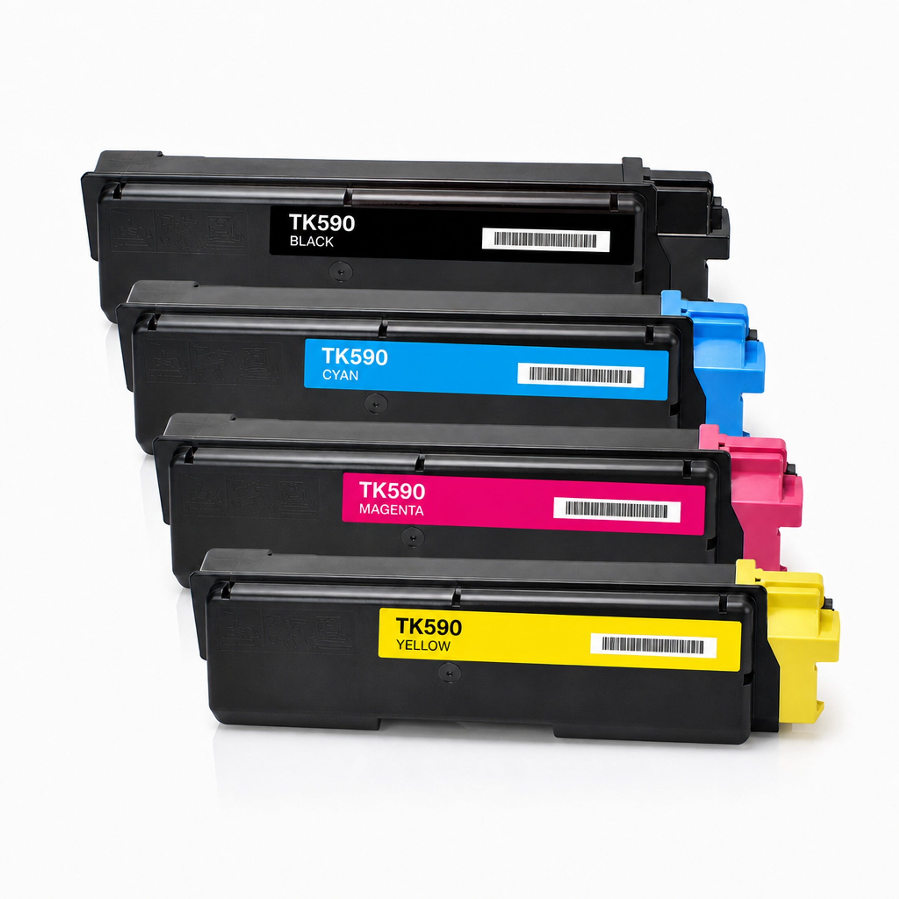 Multipack - Toner ersetzt Kyocera 1T02KVCNL0, 4 Toner