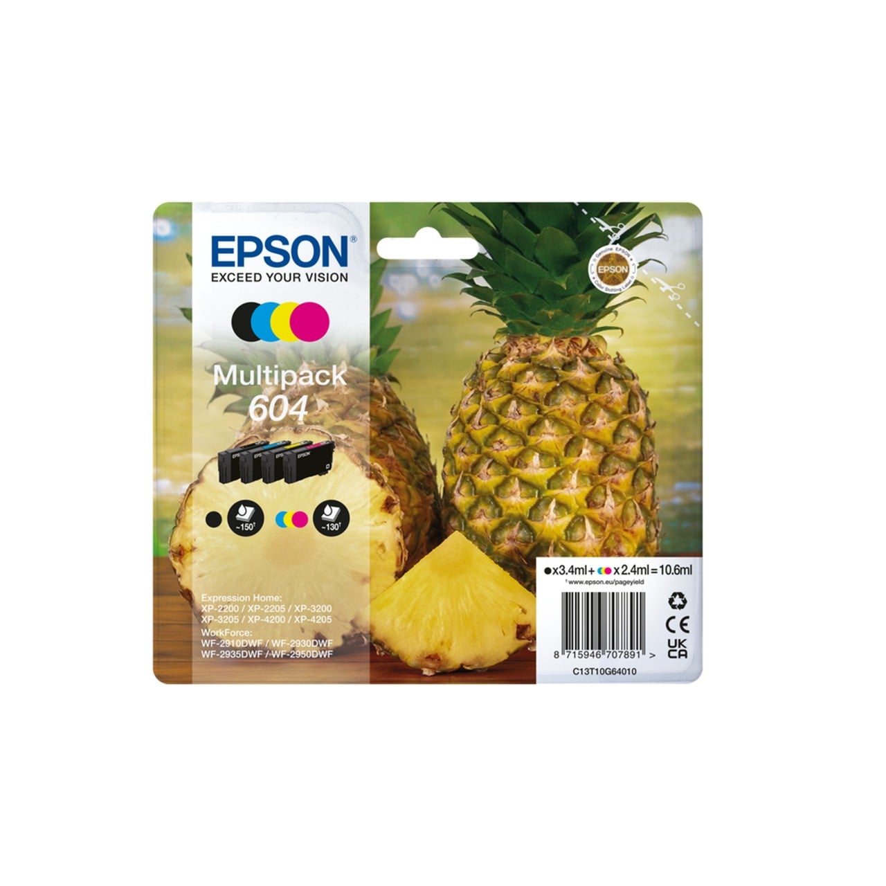Original Multipack Epson C13T10G64010/604