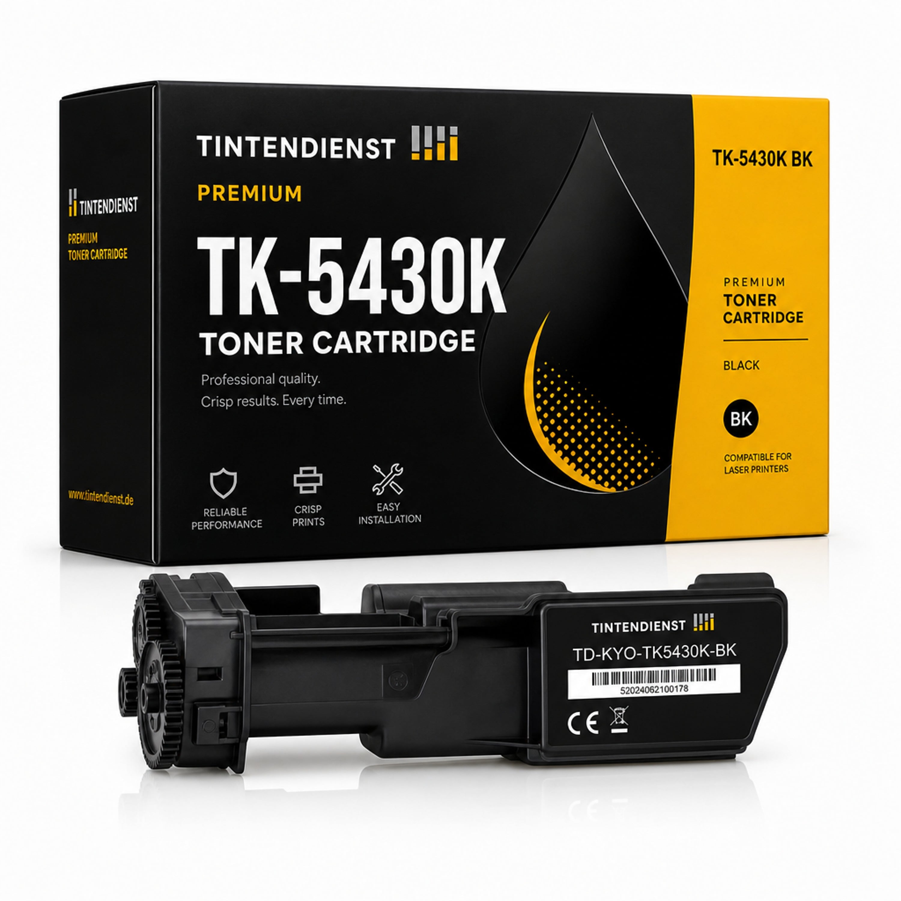 Toner kompatibel zu Kyocera TK-5430K, schwarz