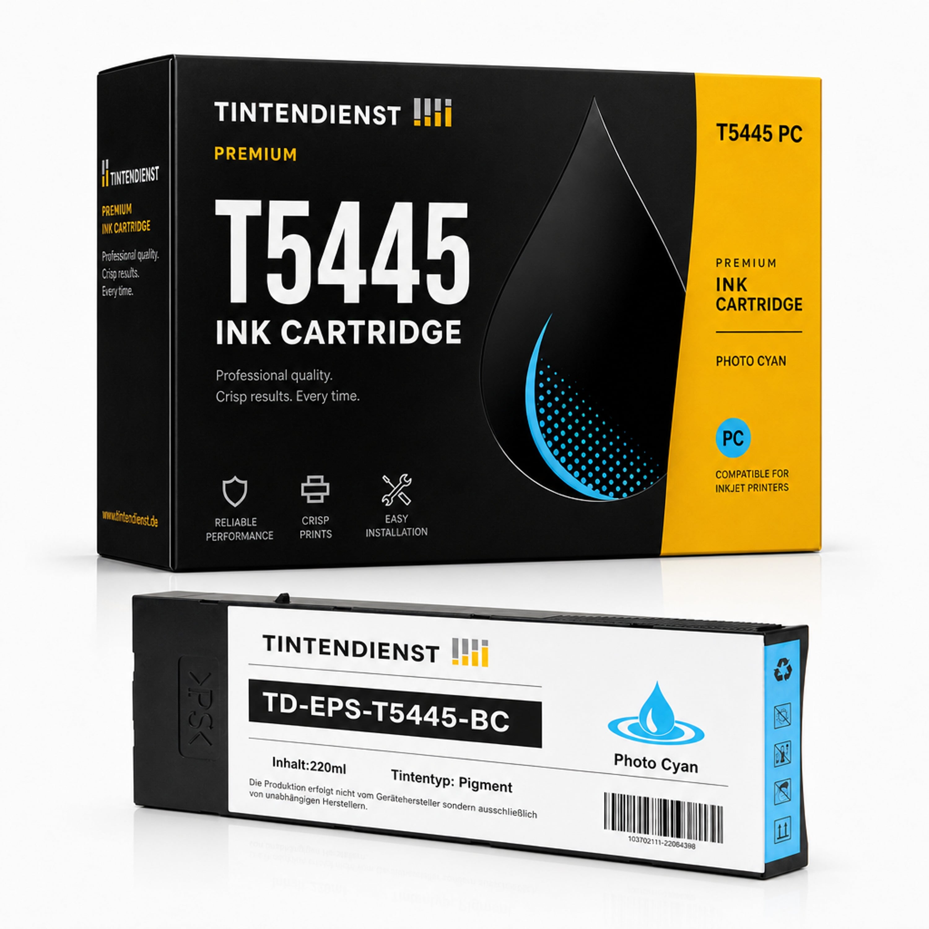 Druckerpatrone kompatibel zu Epson T5445, photo cyan