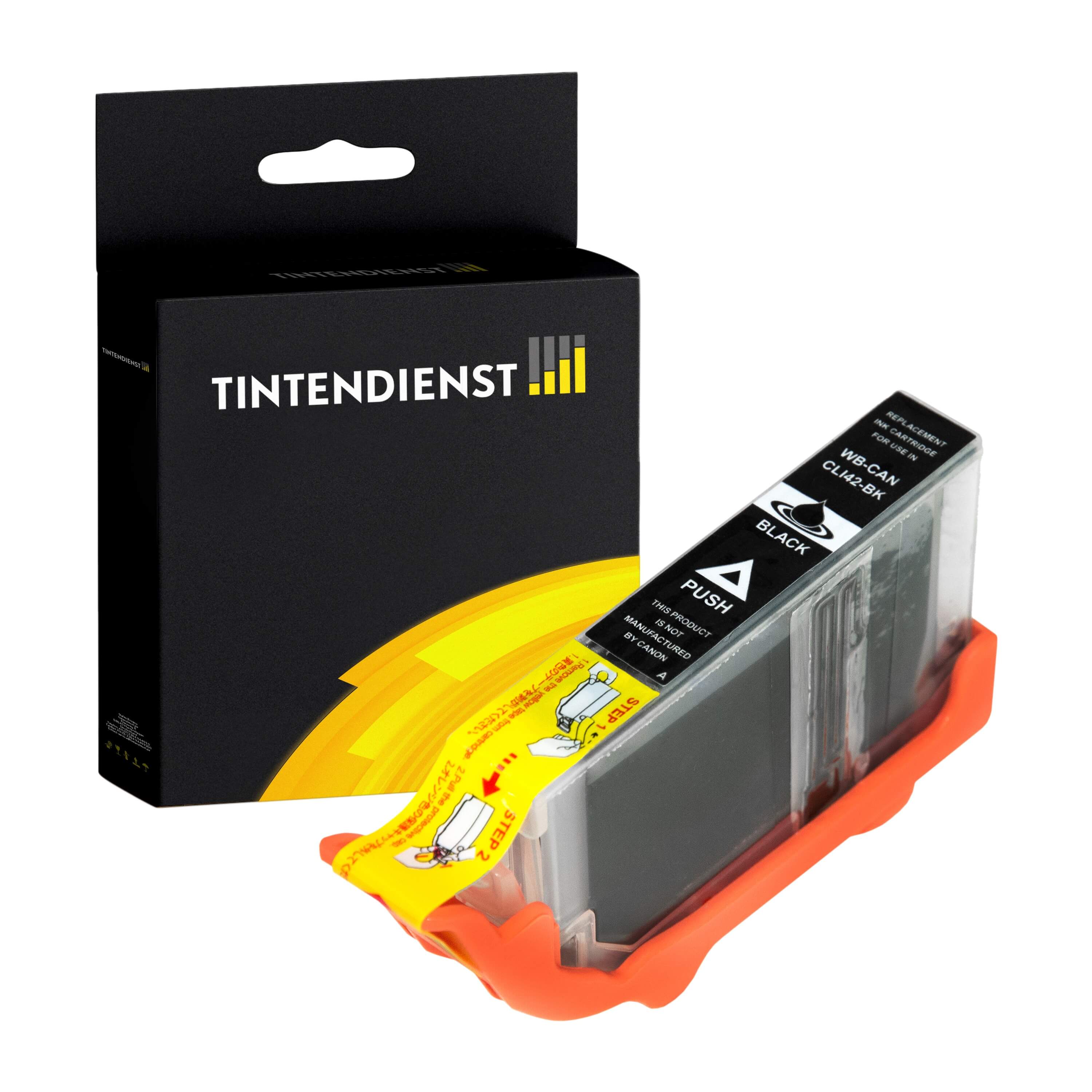 Tintendienst kompatibel für Canon Tintenpatrone 6384B001 / CLI-42BK Schwarz