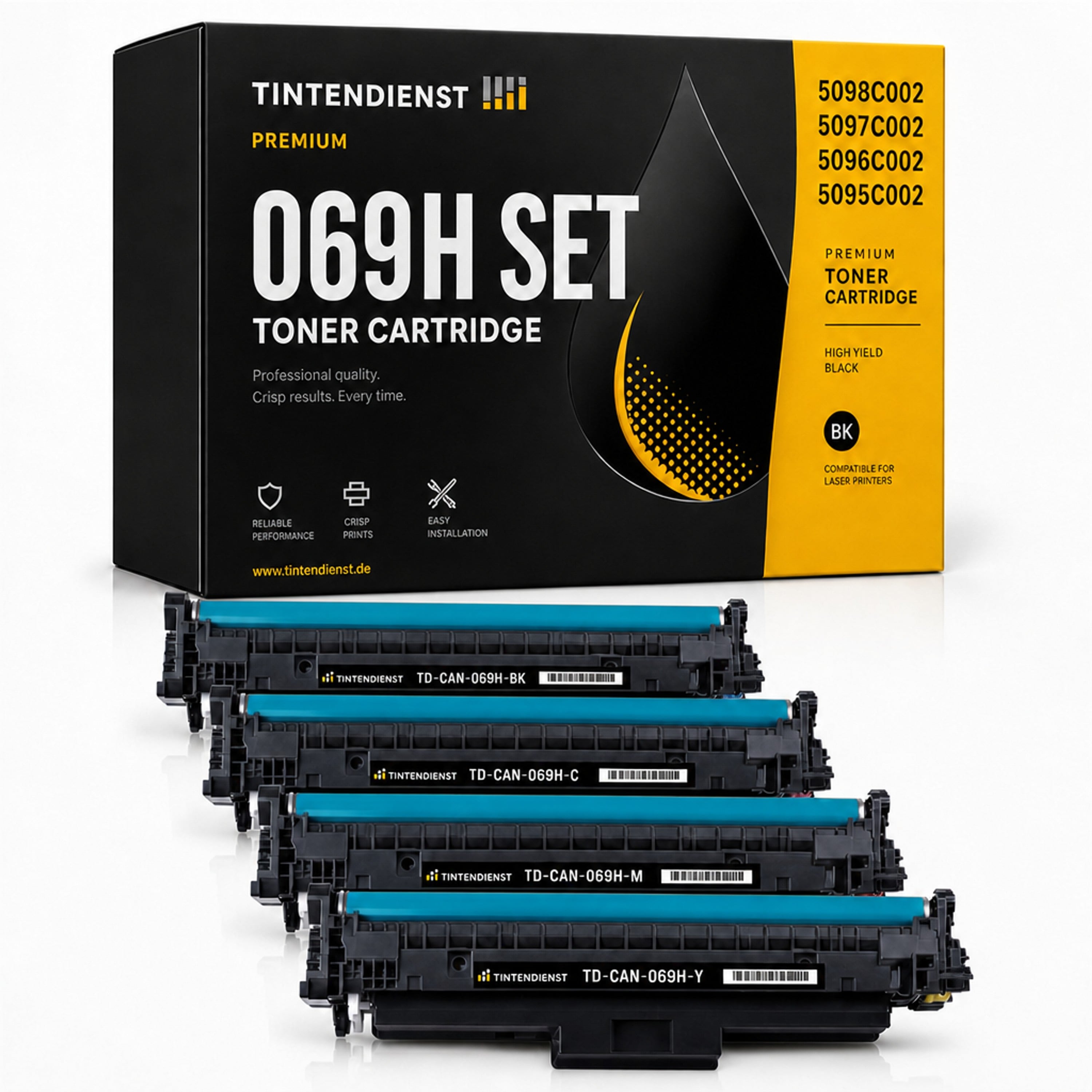 Set kompatibel zu Canon 5098C002, 4 Toner