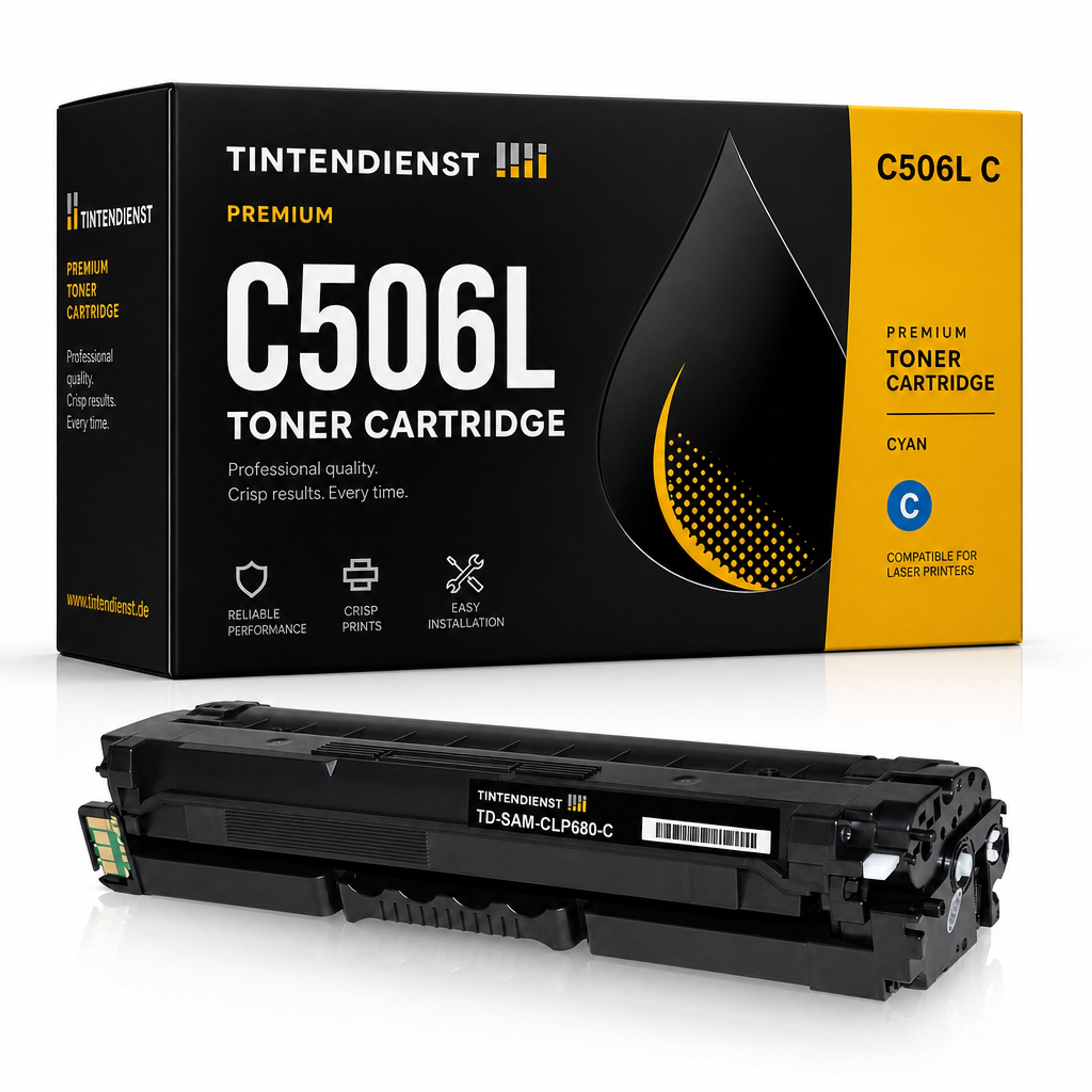 Toner kompatibel zu Samsung C506L, cyan