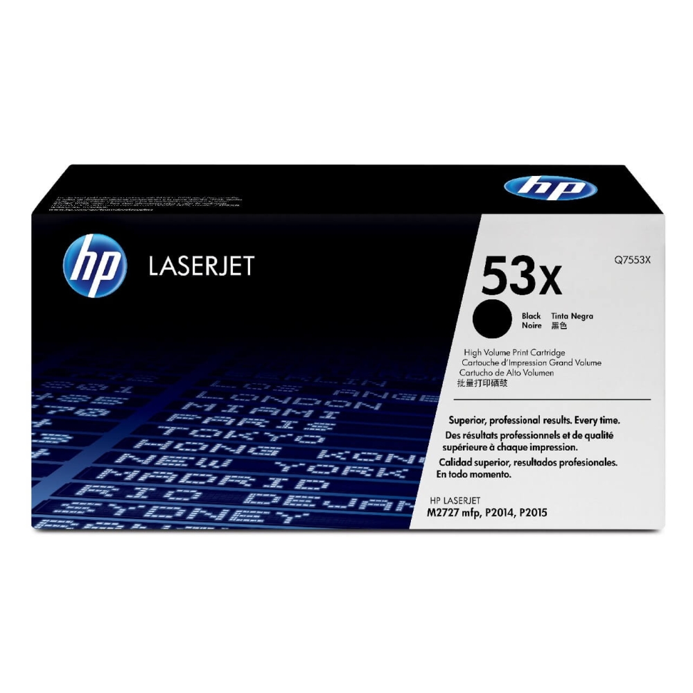 Original HP Toner Q7553X/53X bk