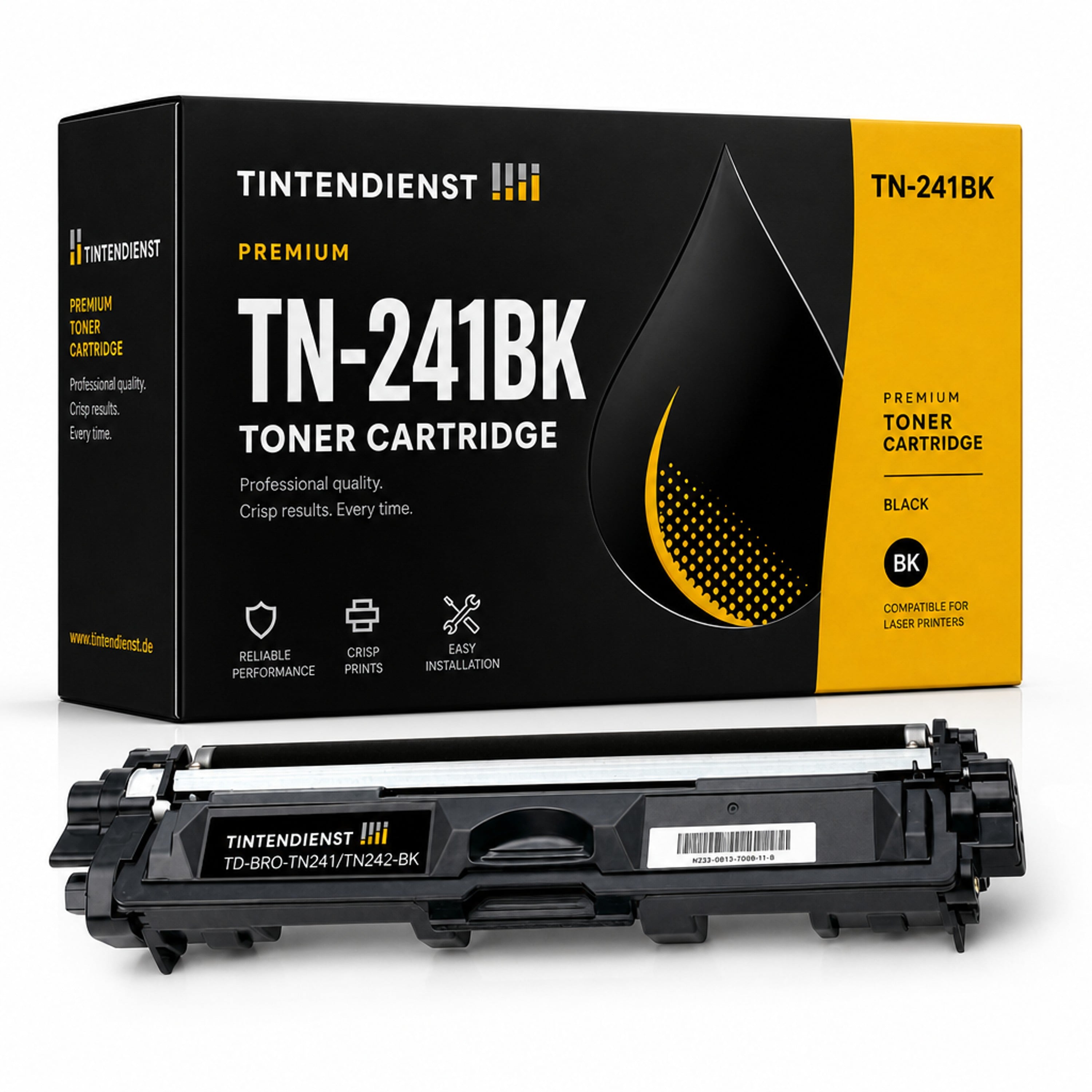 Toner kompatibel zu Brother TN-241BK, schwarz