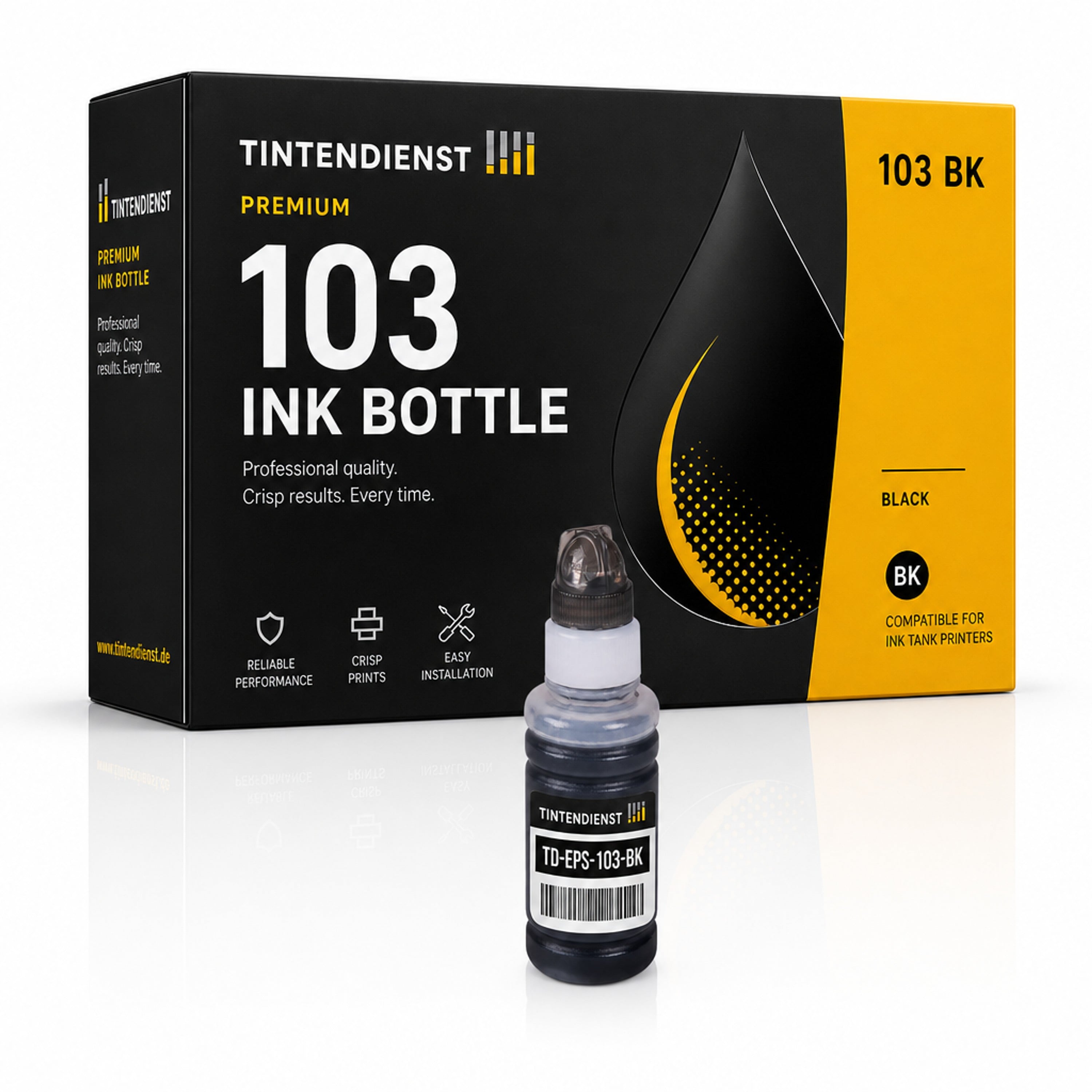 Tintentank kompatibel zu Epson 103, schwarz