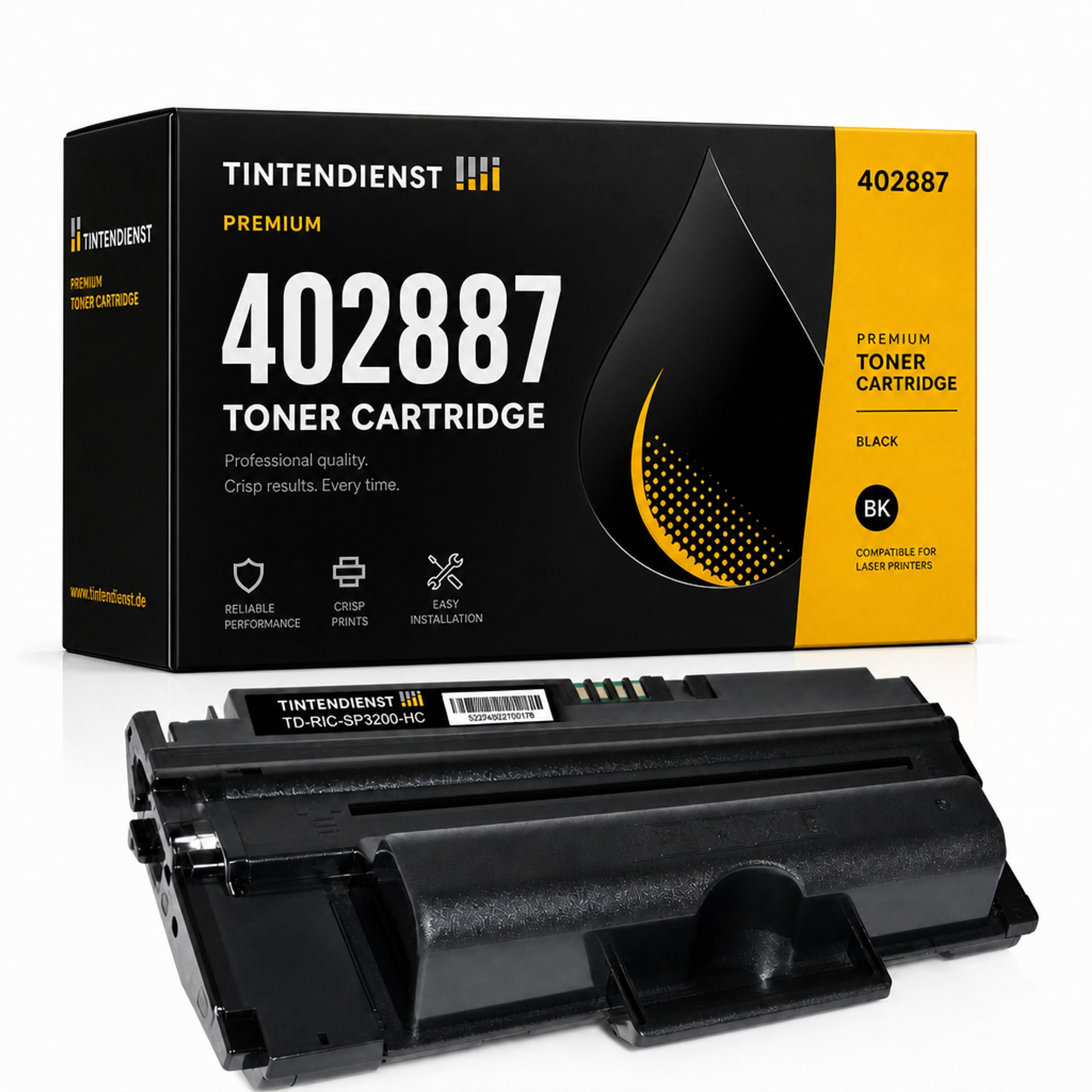 Toner kompatibel zu Ricoh 402887, schwarz