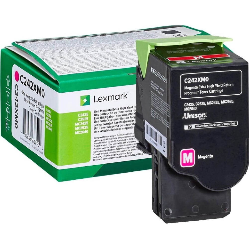 Original Lexmark Toner C242XM0 Magenta
