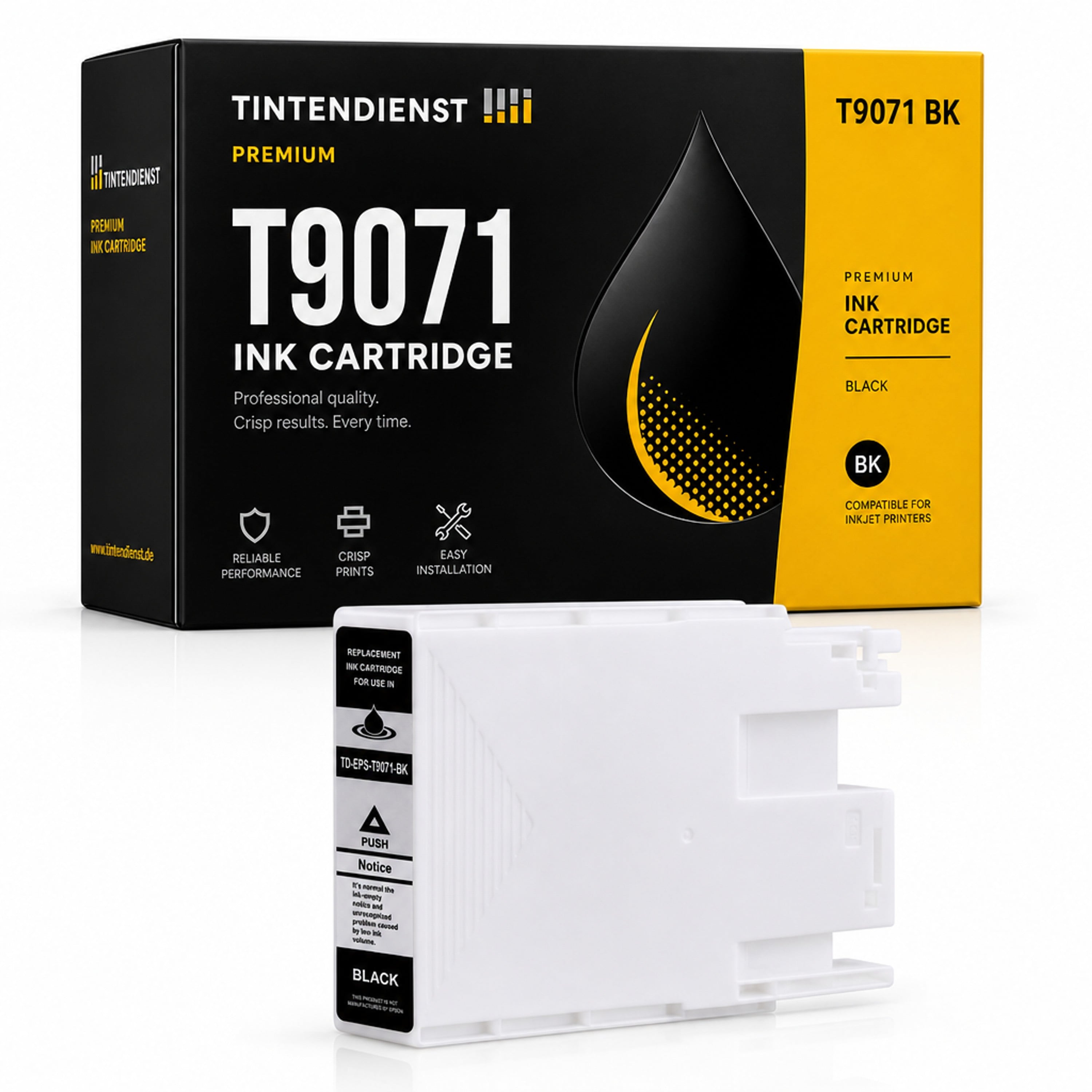 Druckerpatrone kompatibel zu Epson T9071, schwarz