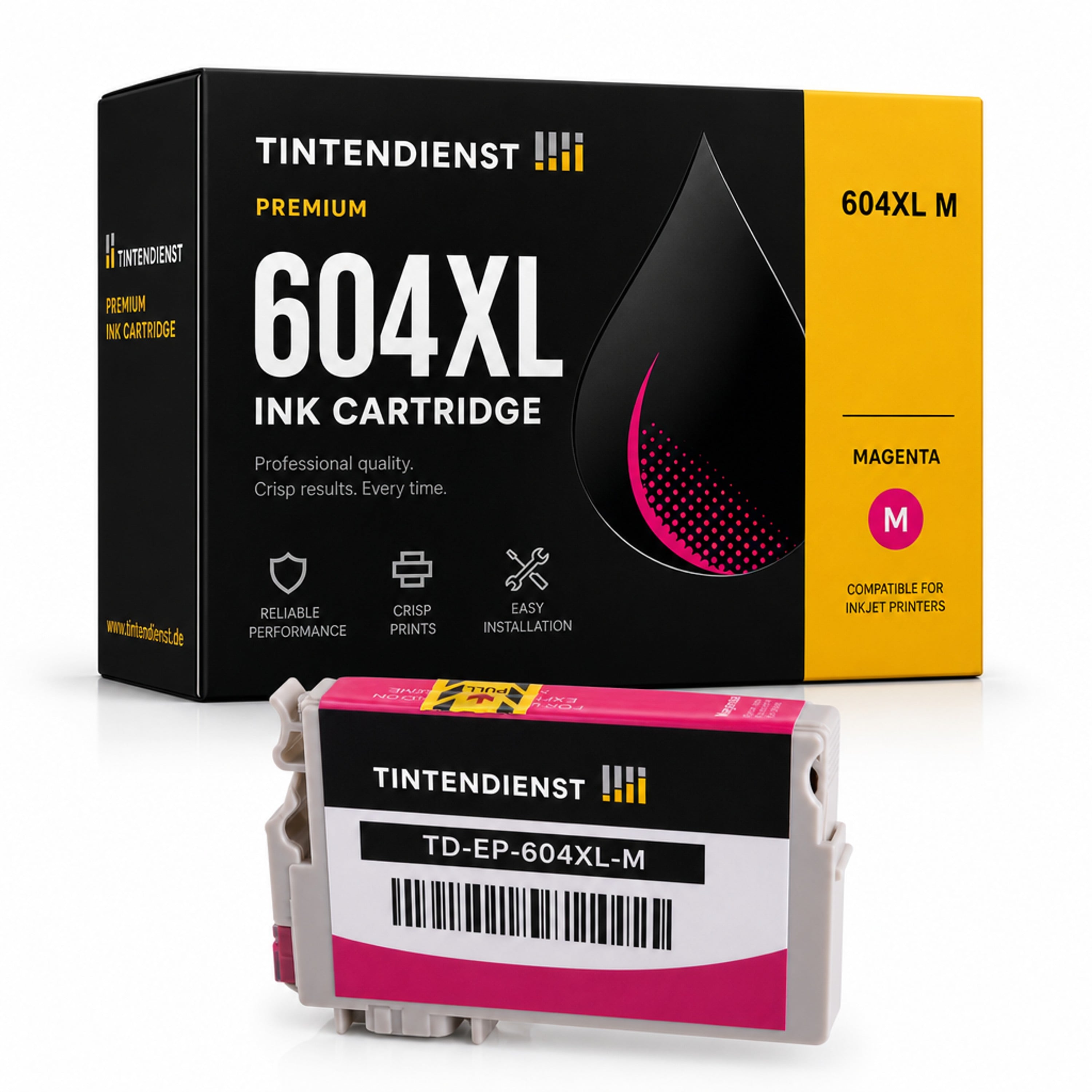 Druckerpatrone kompatibel zu Epson 604XL, magenta