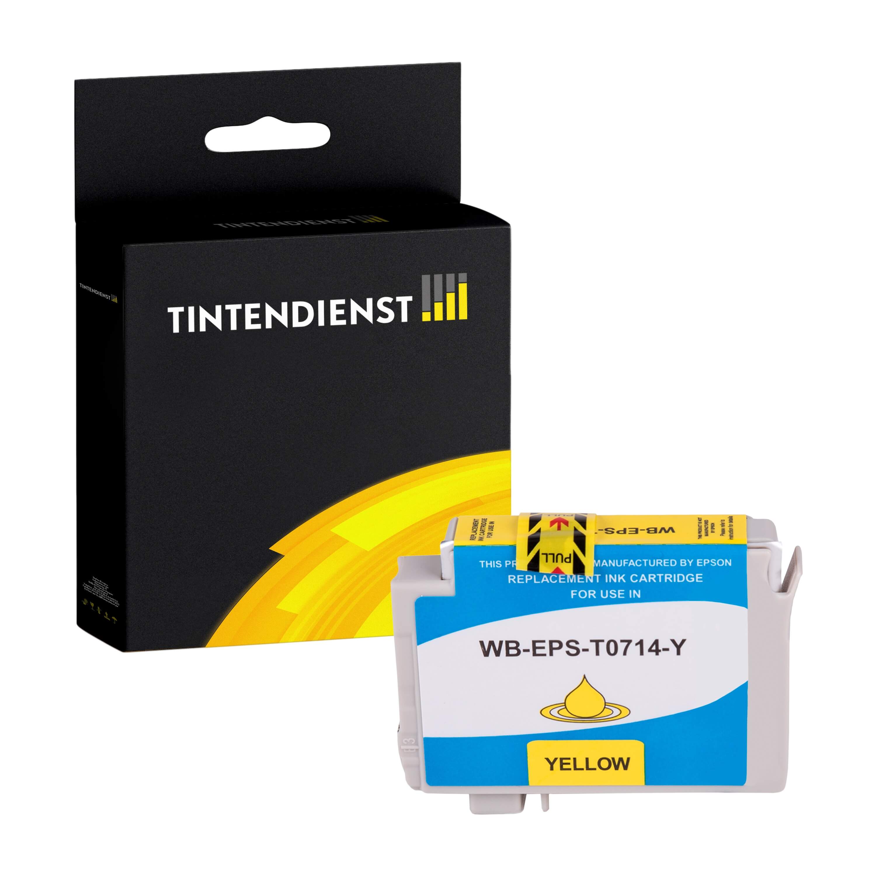 Tintendienst kompatibel für Epson Tintenpatrone C13T07124011 / T0712 Cyan