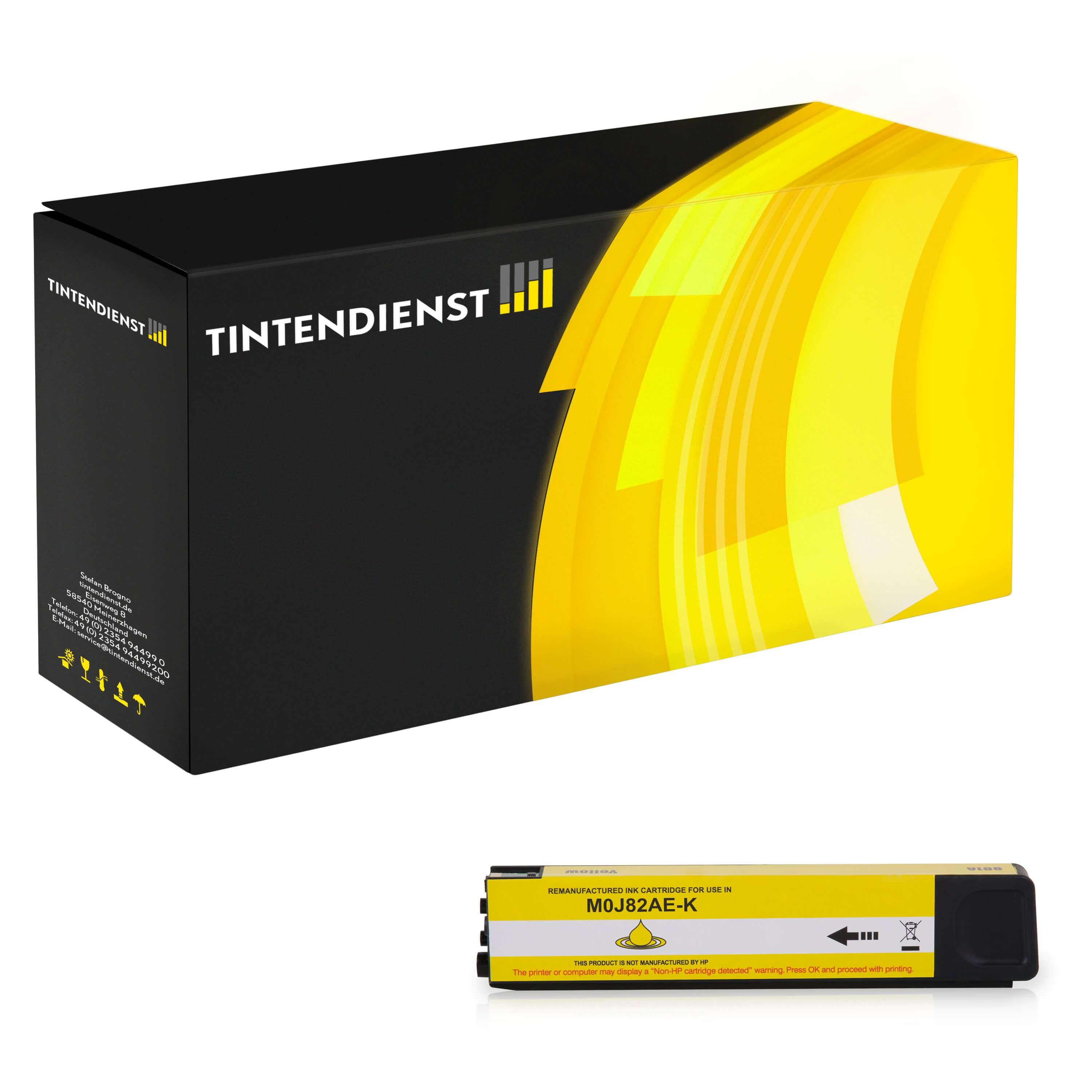 Druckerpatrone kompatibel zu HP 991X, gelb