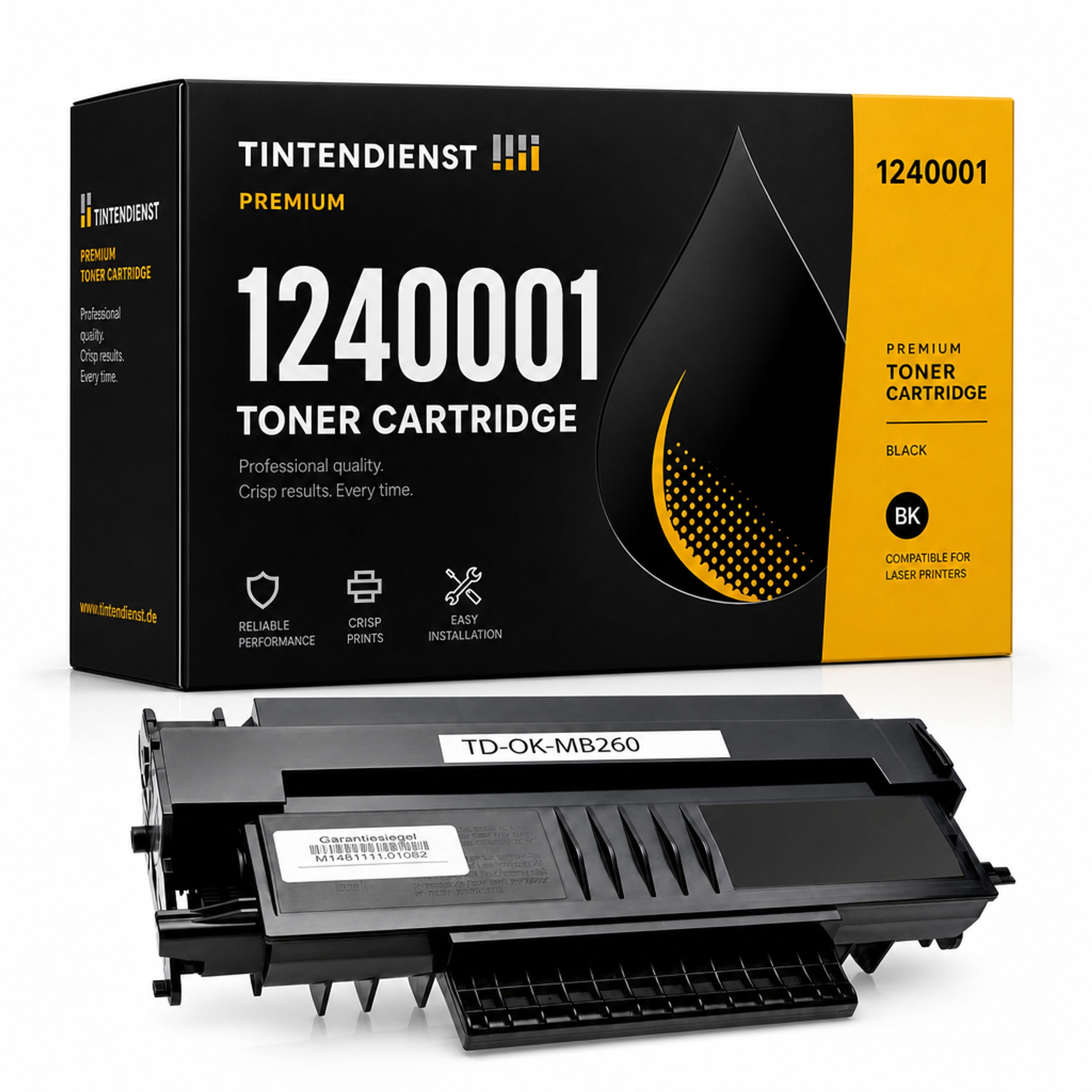 Toner kompatibel zu OKI 1240001, schwarz