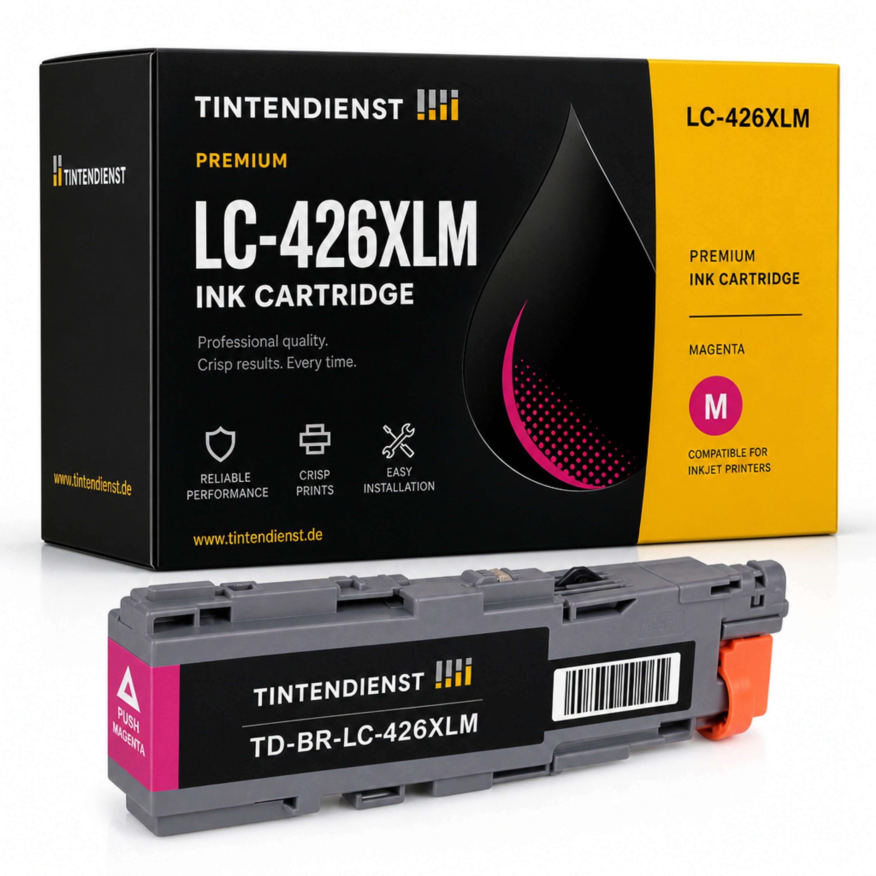 Druckerpatrone kompatibel zu Brother LC-426XLM XXL, magenta
