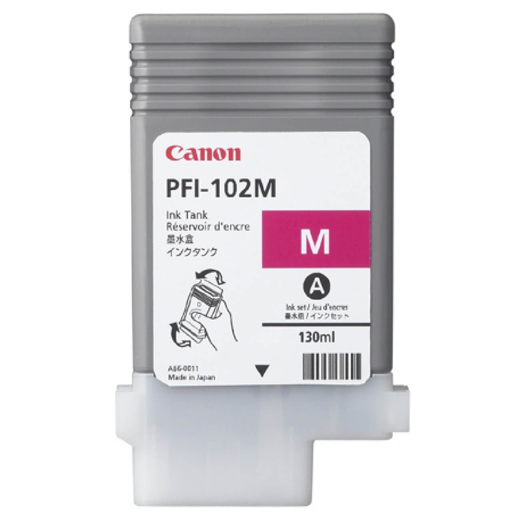 Original Canon Tintenpatrone 0897B001 / PFI-102M Magenta