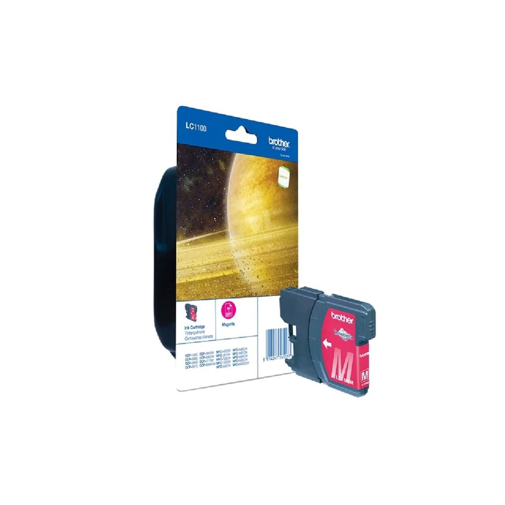 Original Brother Tintenpatrone LC-1100M Magenta