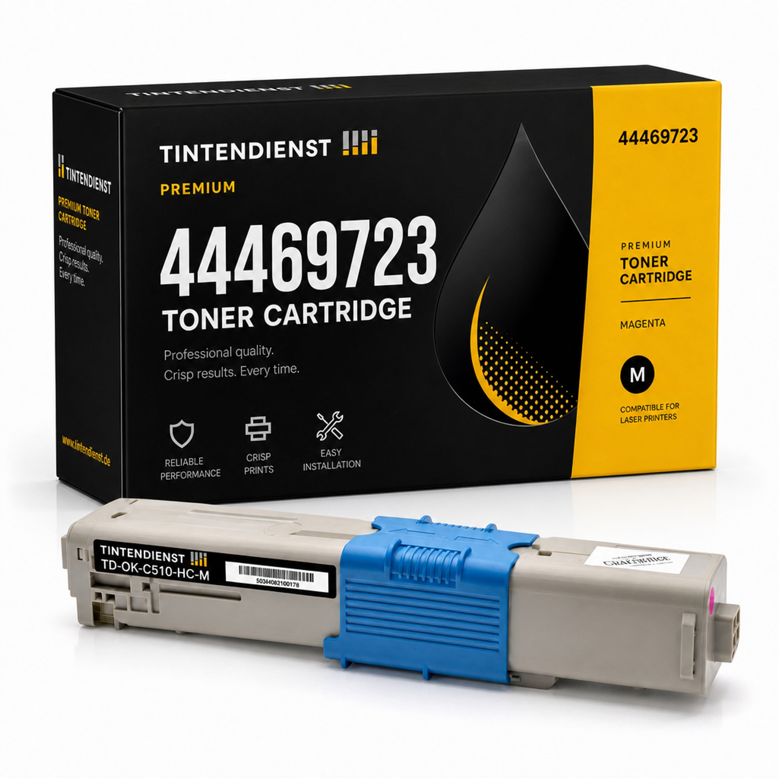 Toner kompatibel zu OKI 44469723, magenta