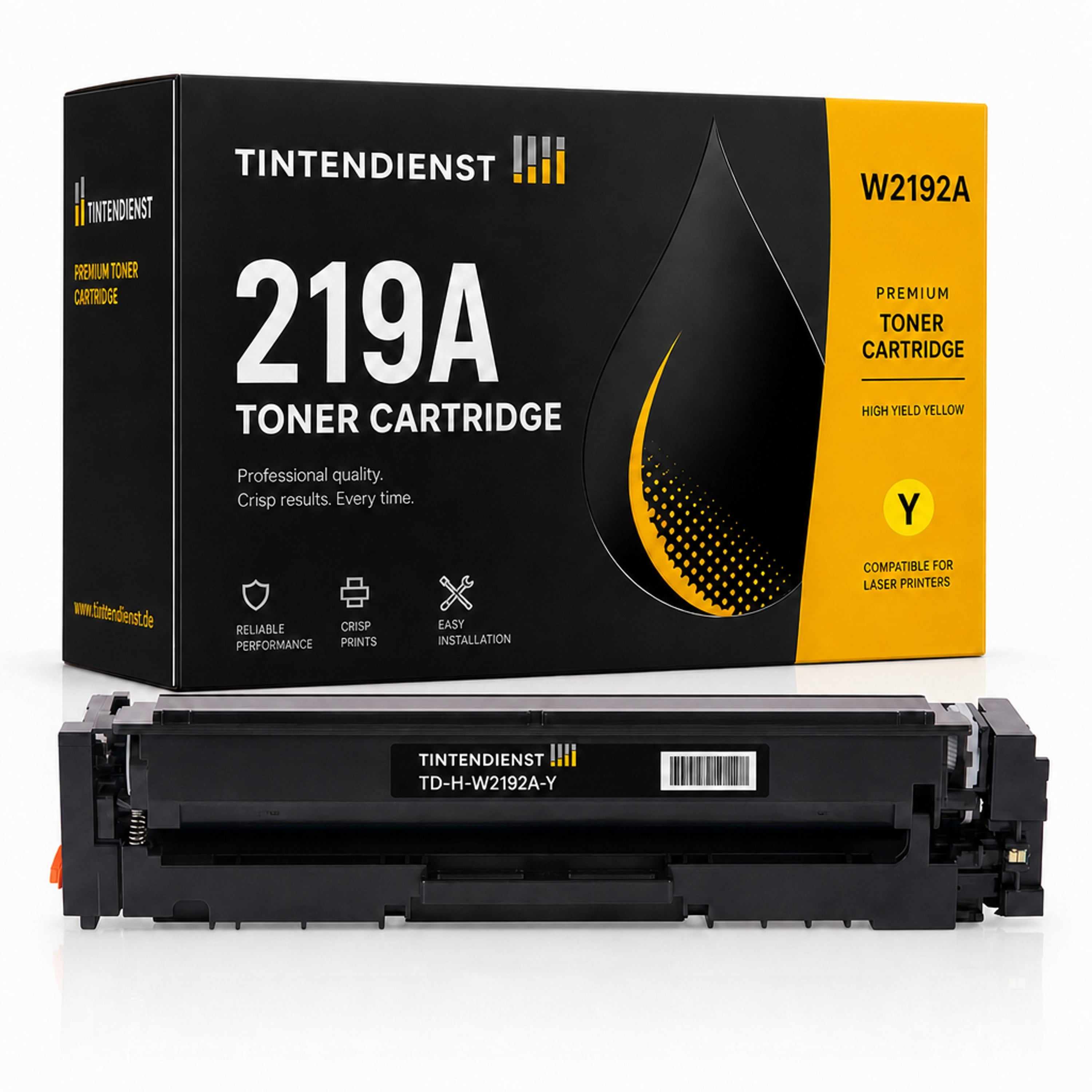 Toner kompatibel zu HP 219A, gelb