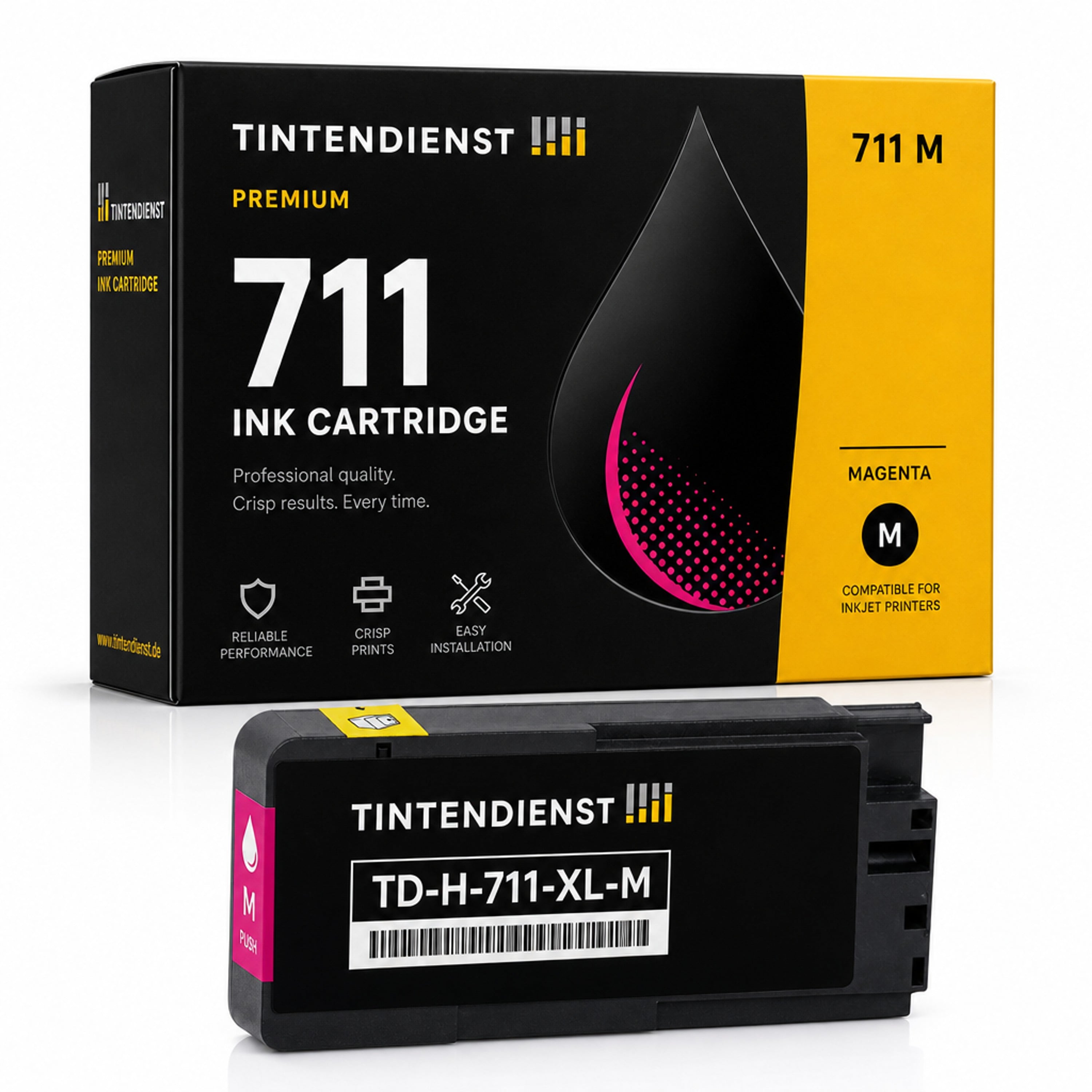 Druckerpatrone kompatibel zu HP 711, magenta