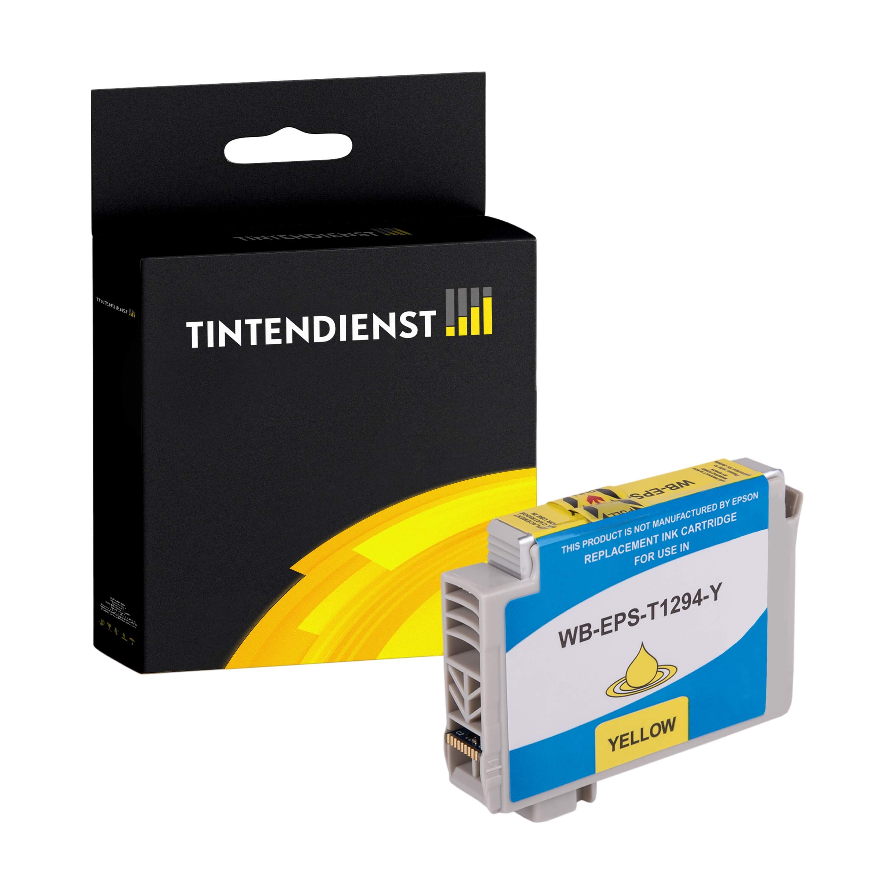 Tintendienst kompatibel für Epson Tintenpatrone C13T12944010 / T1294 Gelb