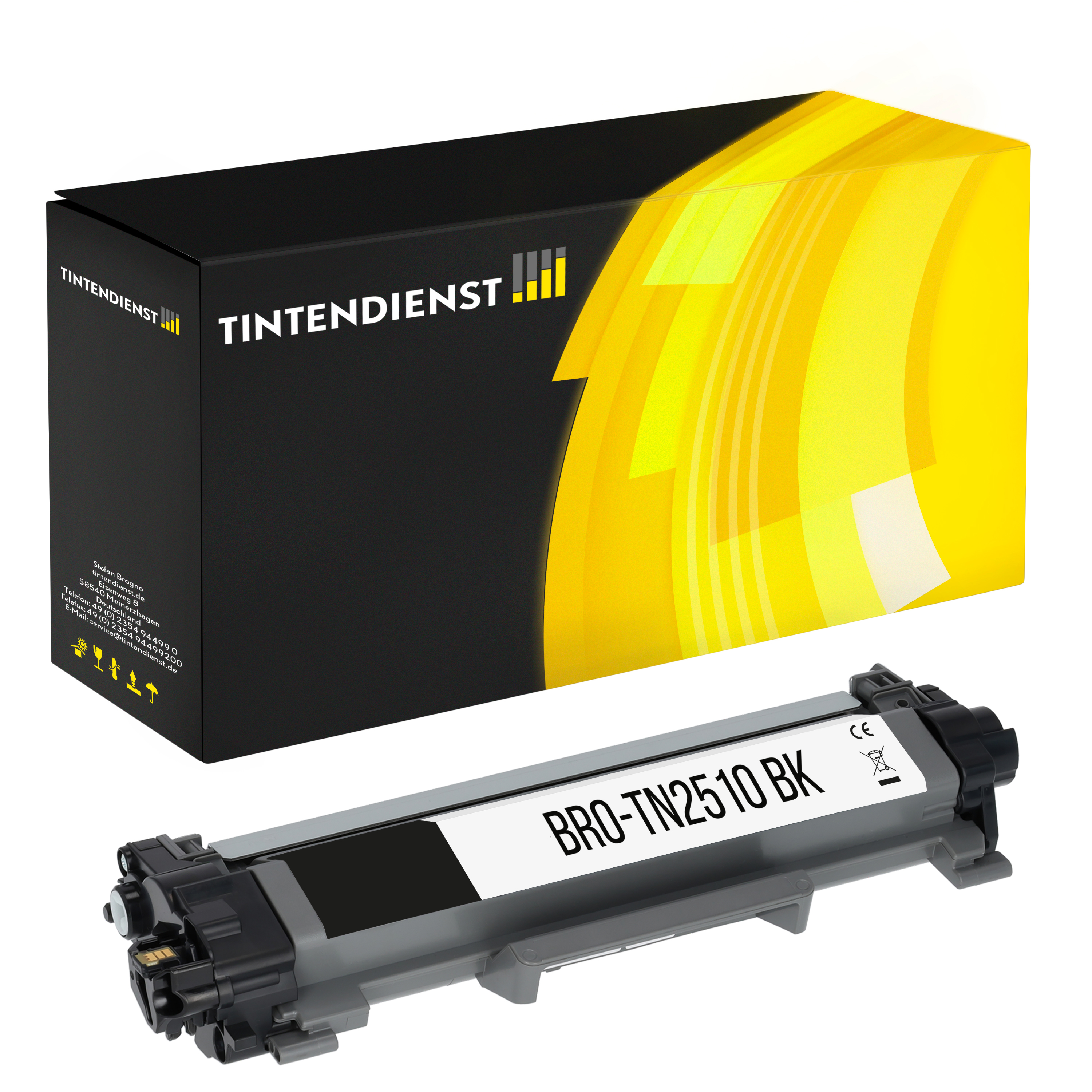 Tintendienst Toner Brother TN2510 bk