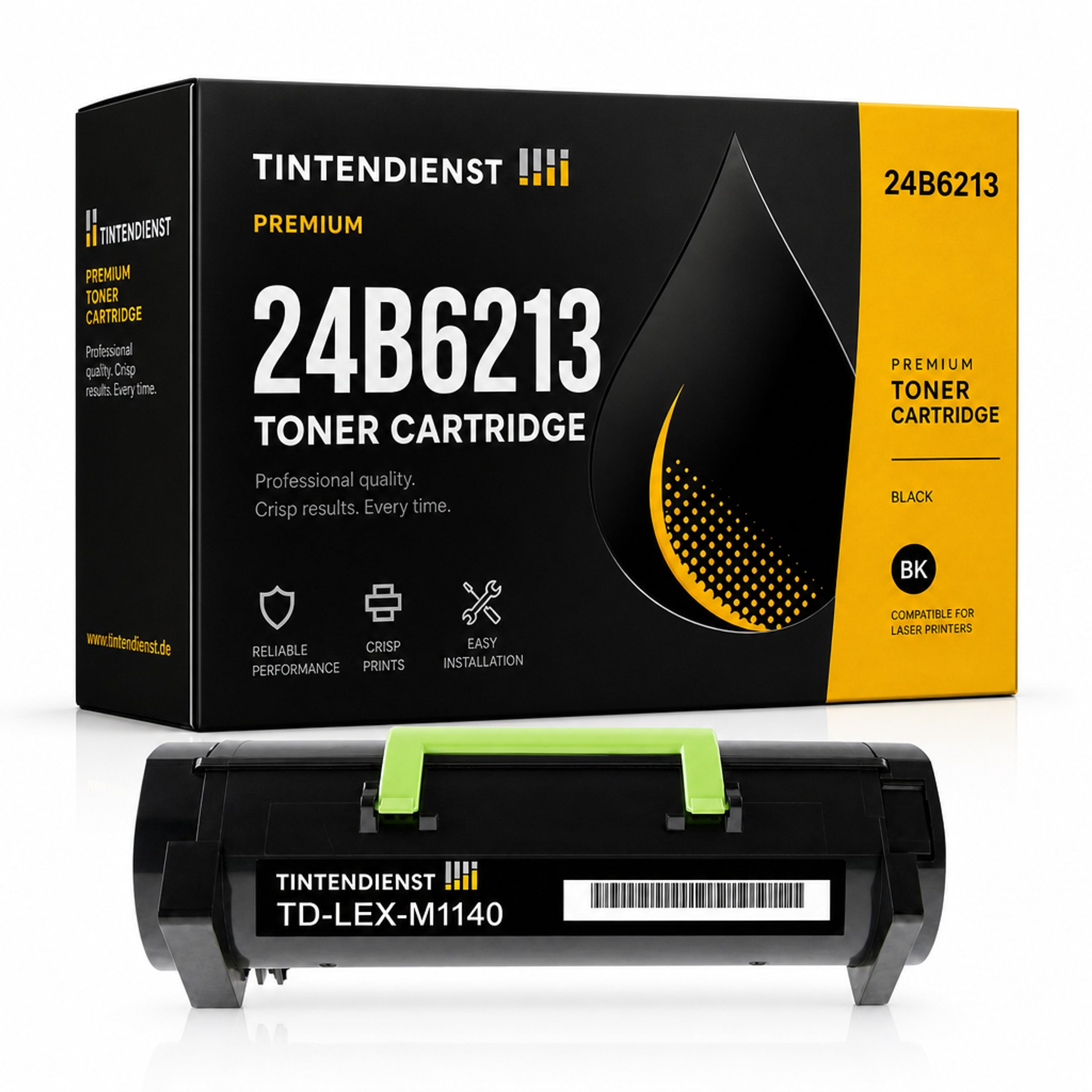 Toner kompatibel zu Lexmark 24B6213, schwarz