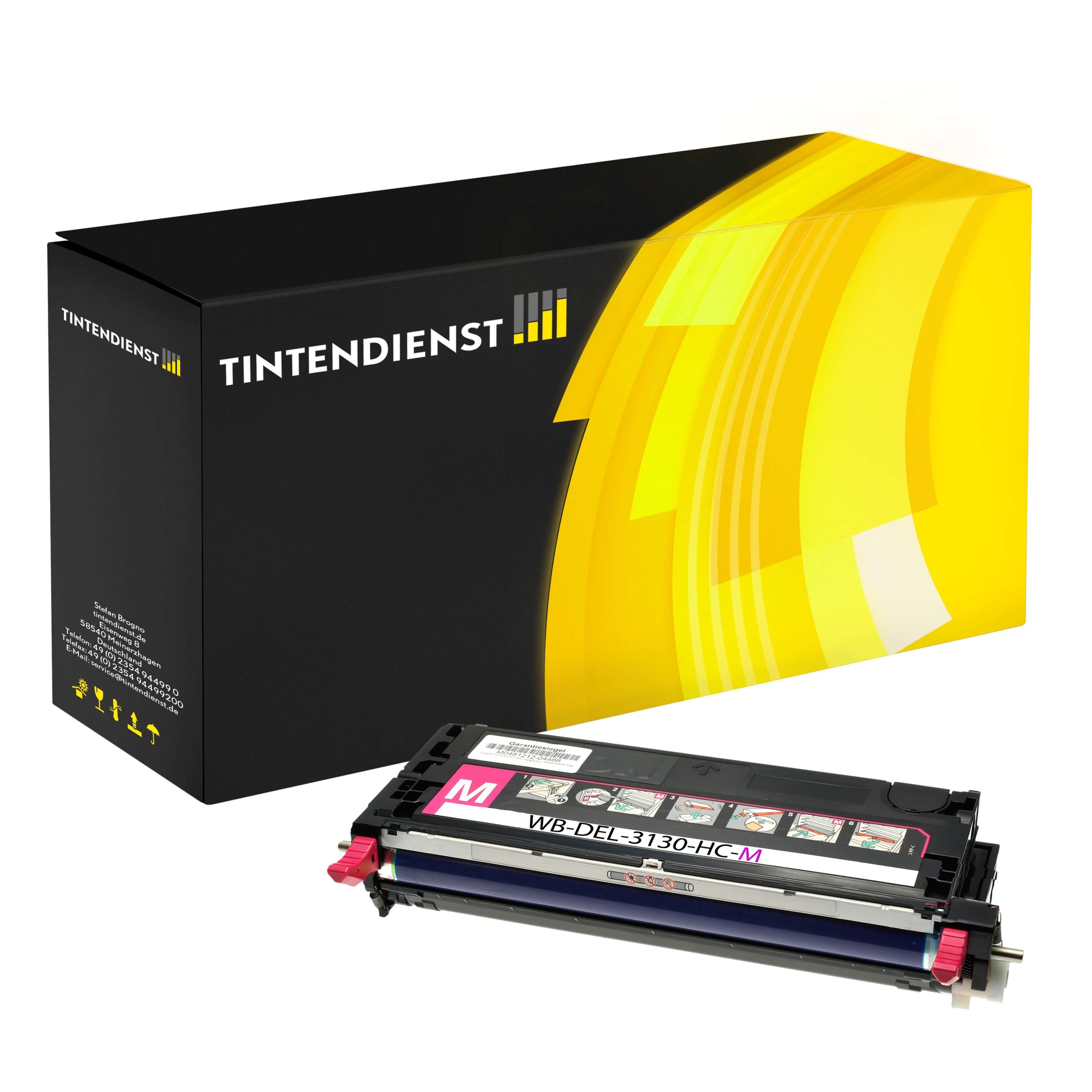 Toner kompatibel zu Dell H514C, magenta