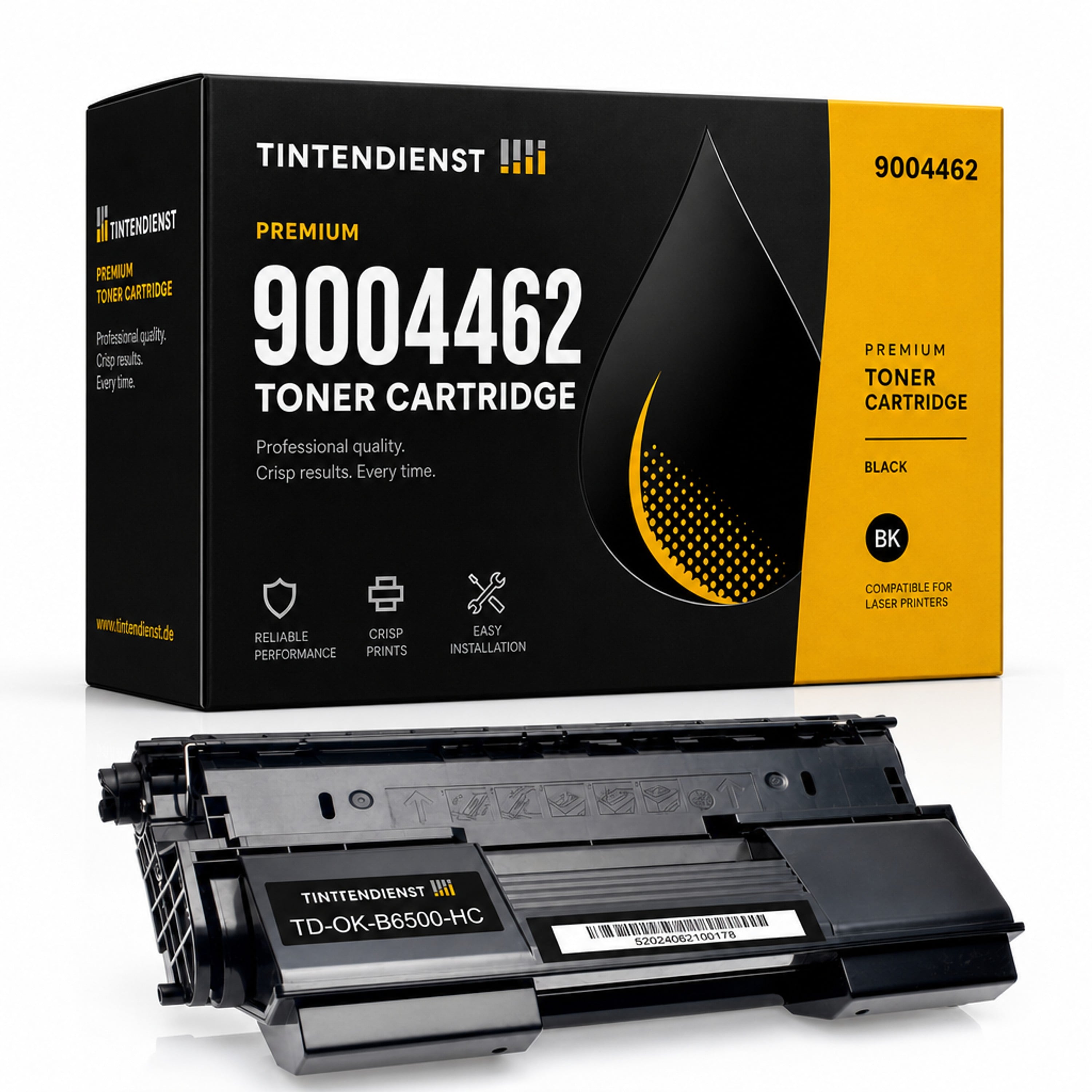 Toner kompatibel zu OKI 9004462, schwarz