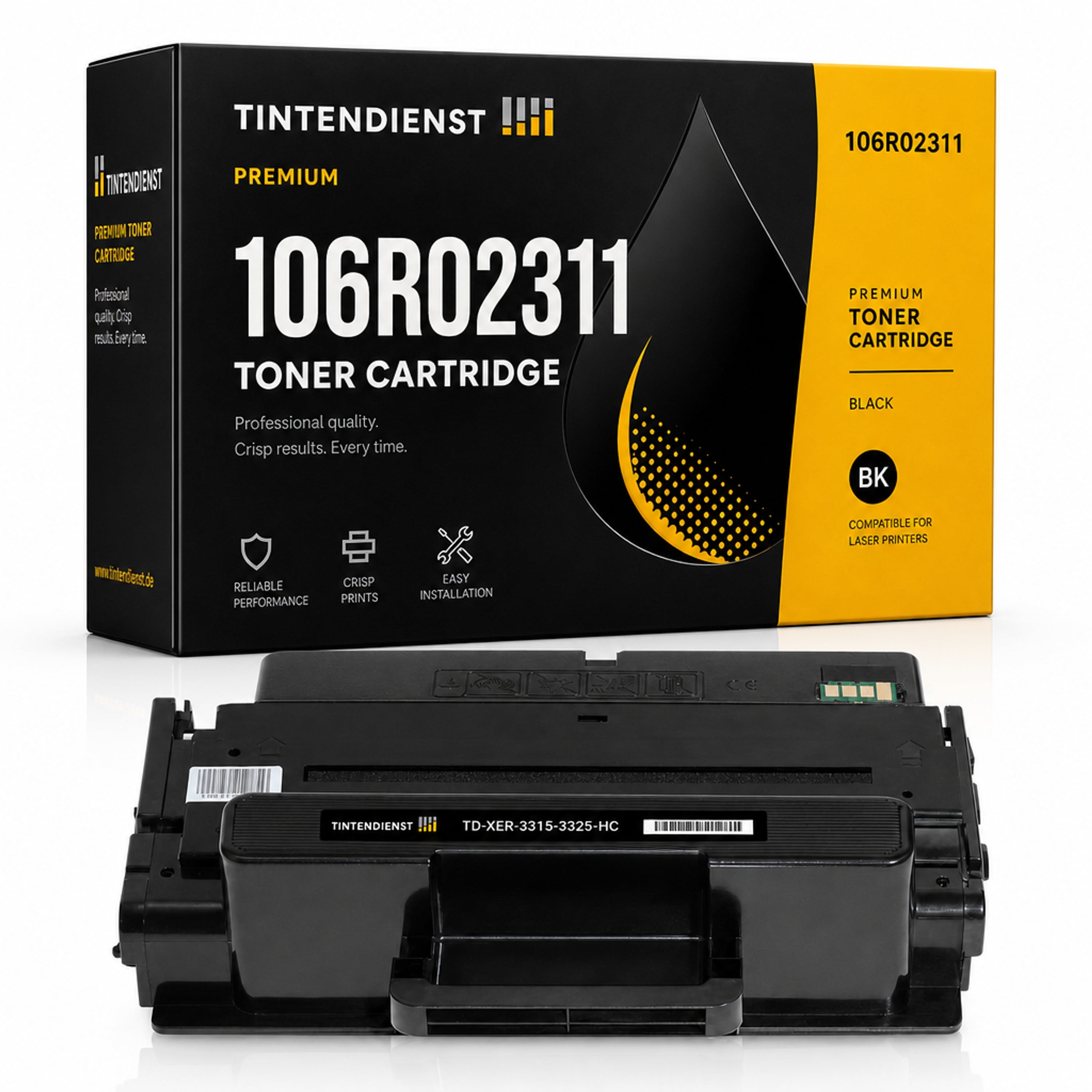 Toner kompatibel zu Xerox 106R02311, schwarz
