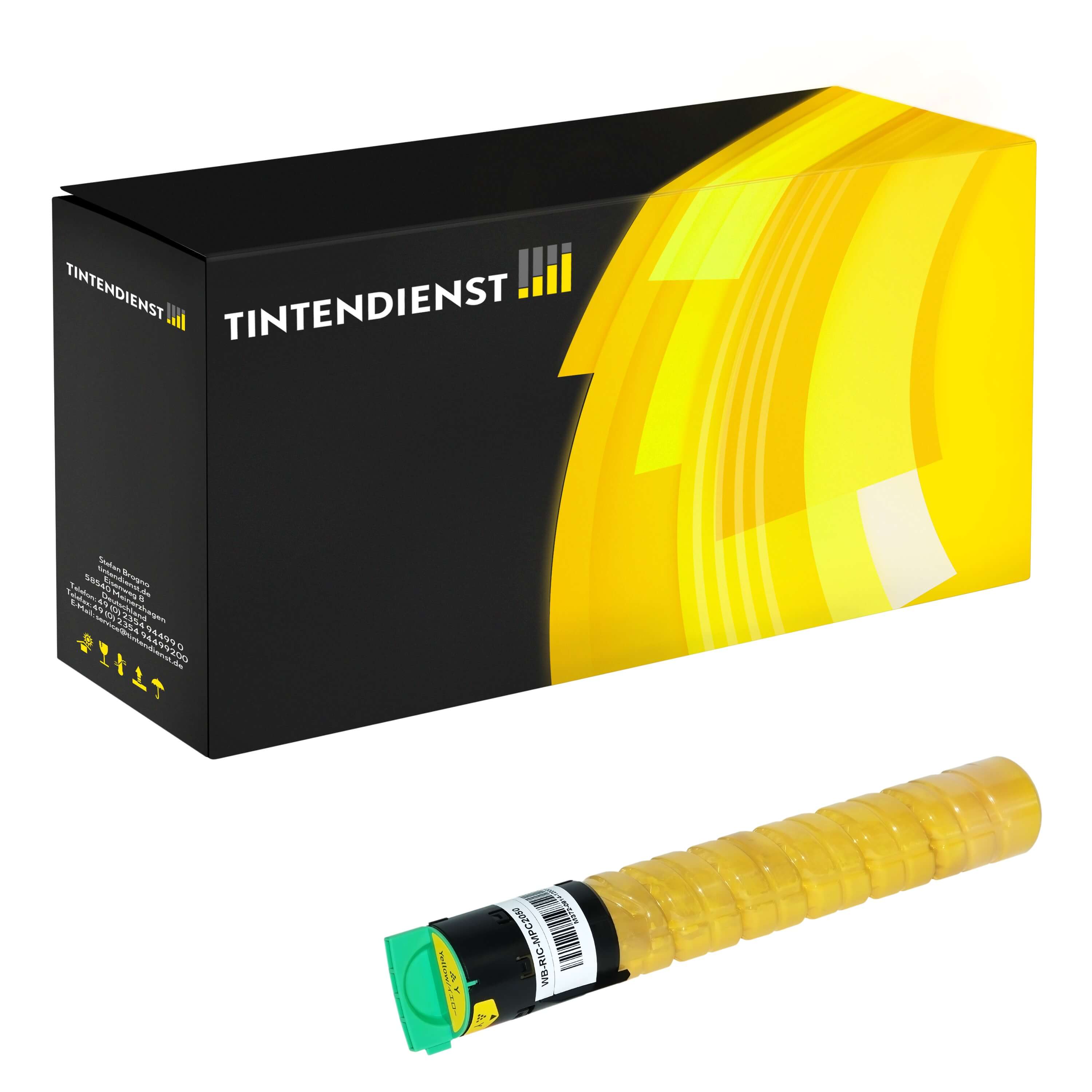 Toner kompatibel zu Ricoh 842062, gelb