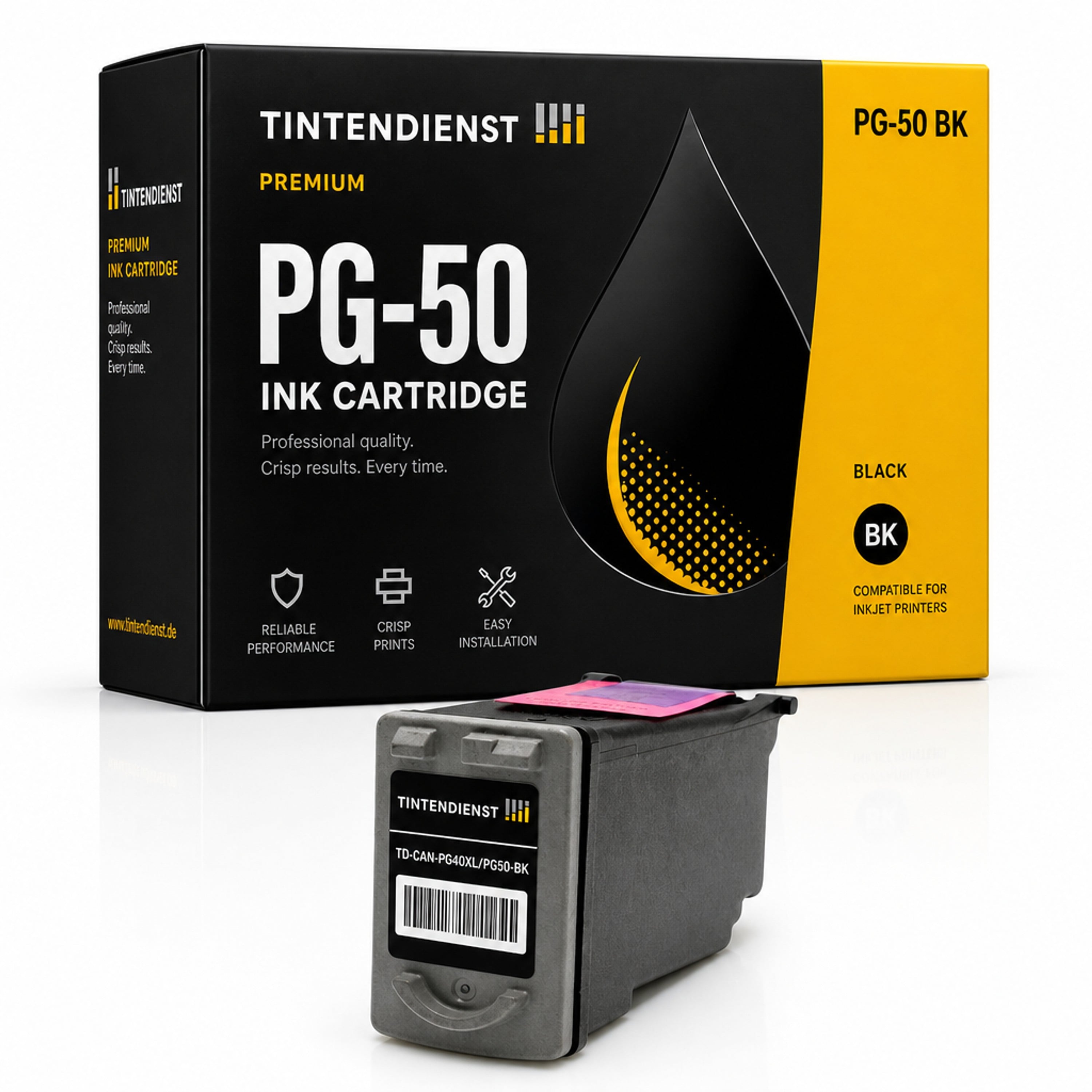 Druckerpatrone kompatibel zu Canon PG-50, schwarz