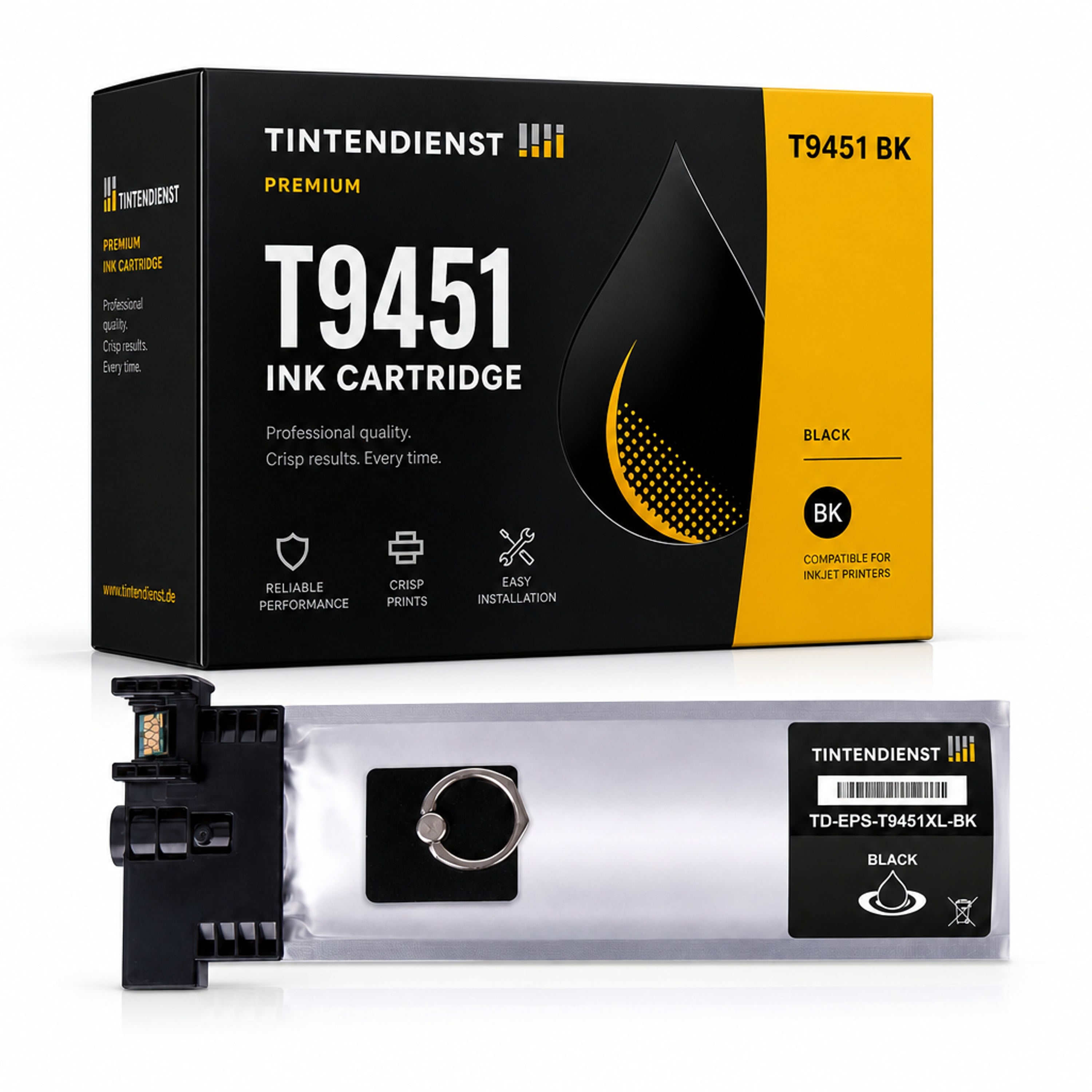 Druckerpatrone kompatibel zu Epson T9451, schwarz