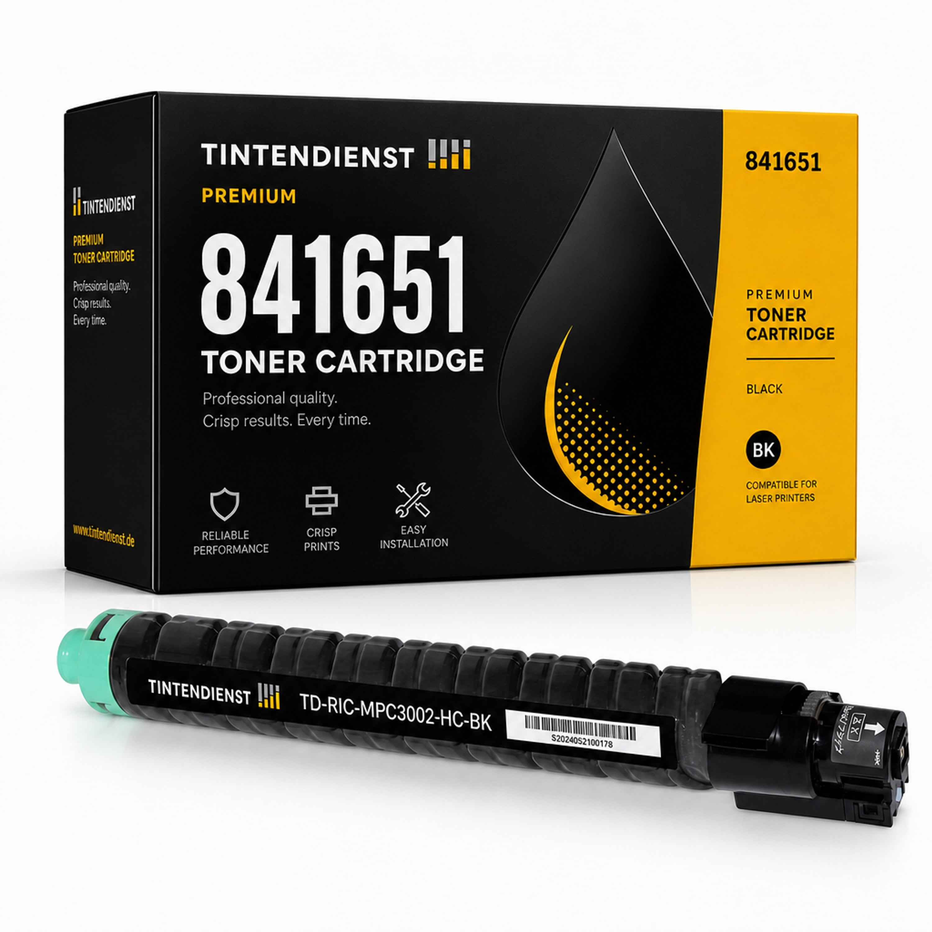 Toner kompatibel zu Ricoh 841651, schwarz