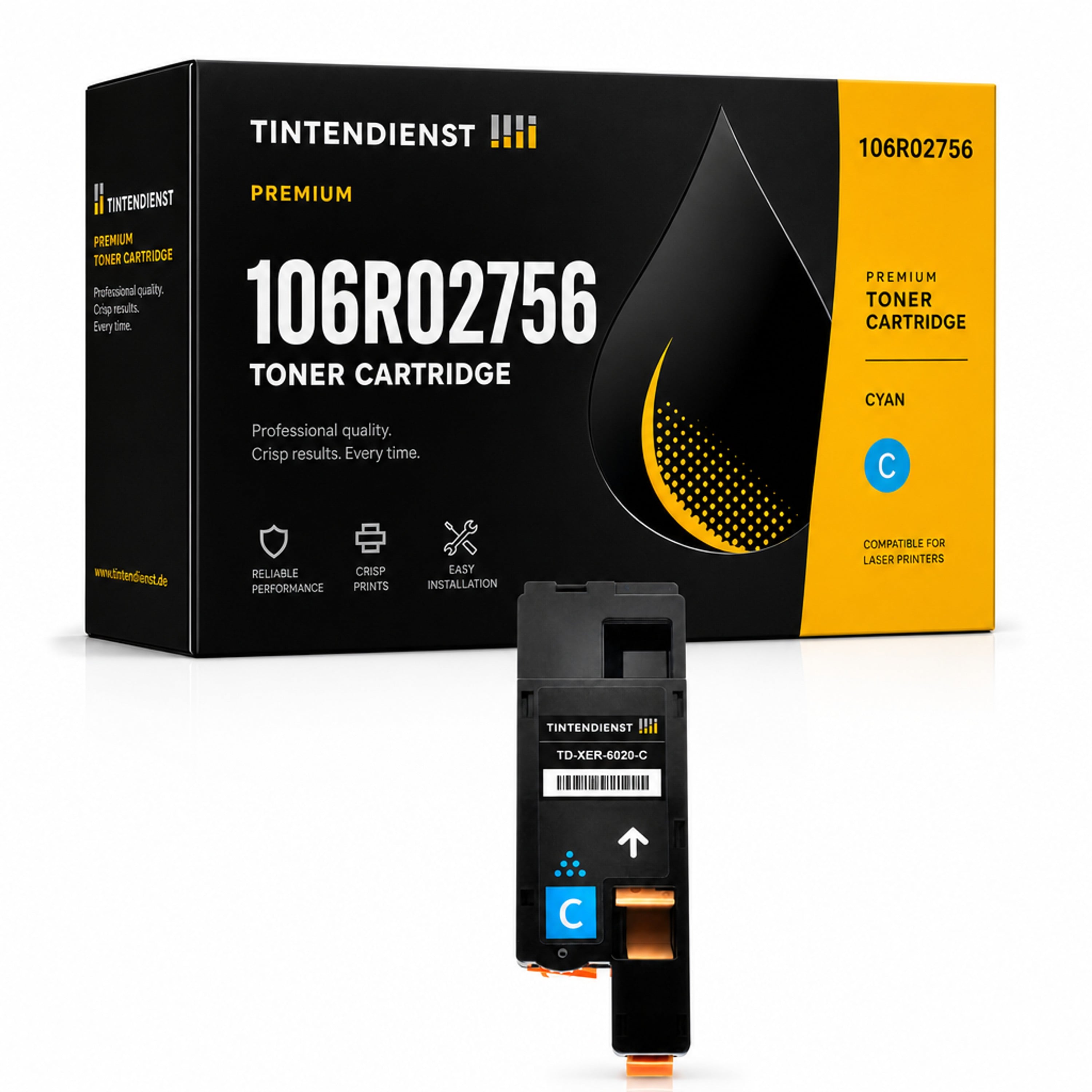 Toner kompatibel zu Xerox 106R02756, cyan