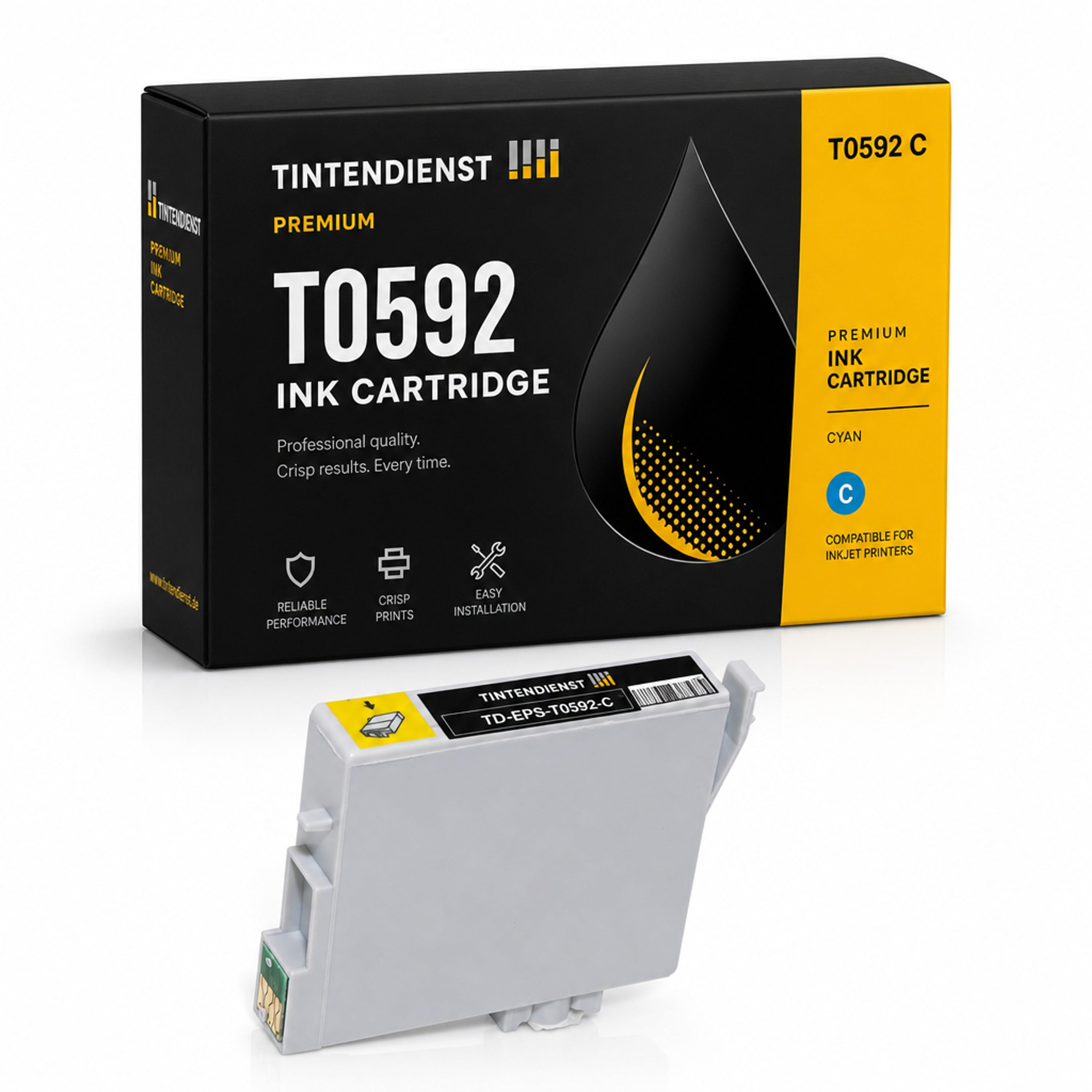 Druckerpatrone kompatibel zu Epson T0592, cyan