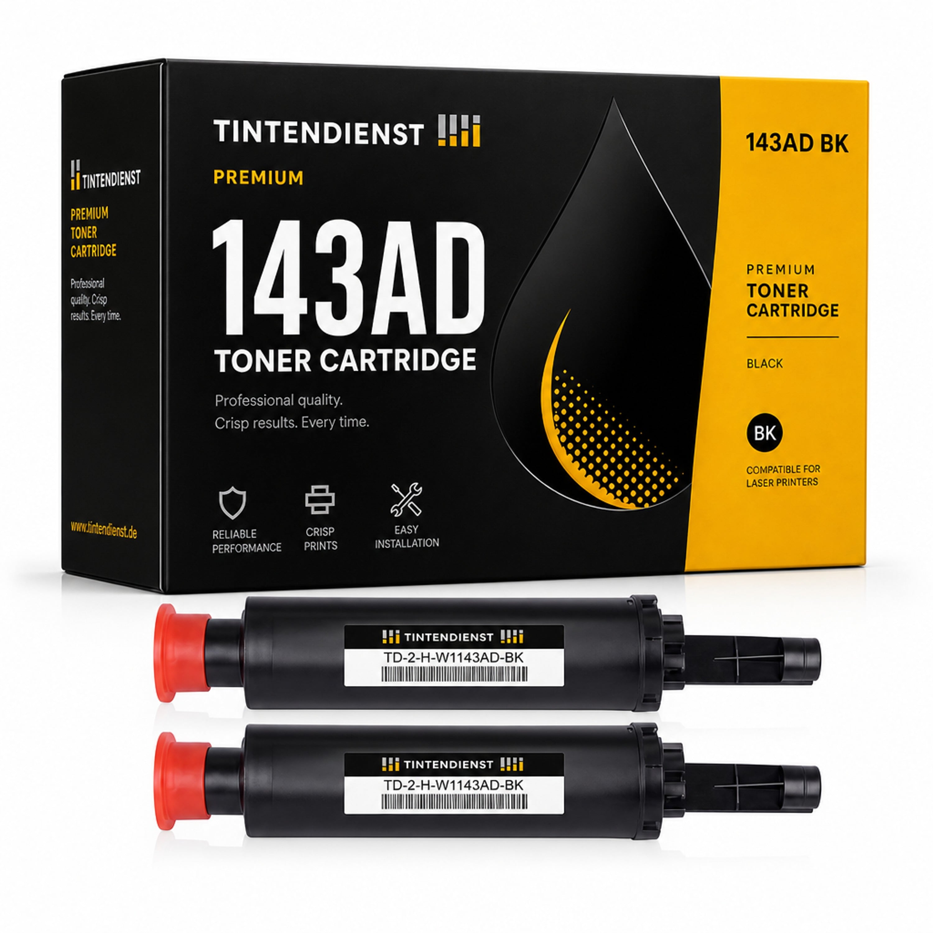 Set kompatibel zu HP 143AD, 2 Toner