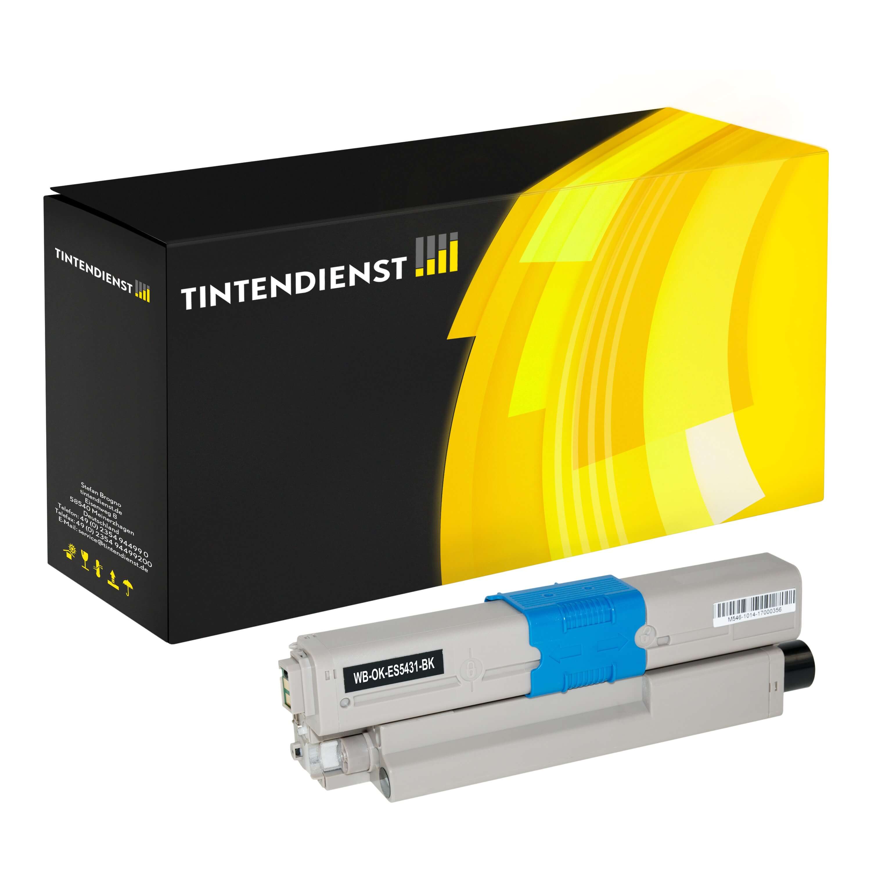 OKI 44973512 Toner schwarz – Tintendienst kompatibel