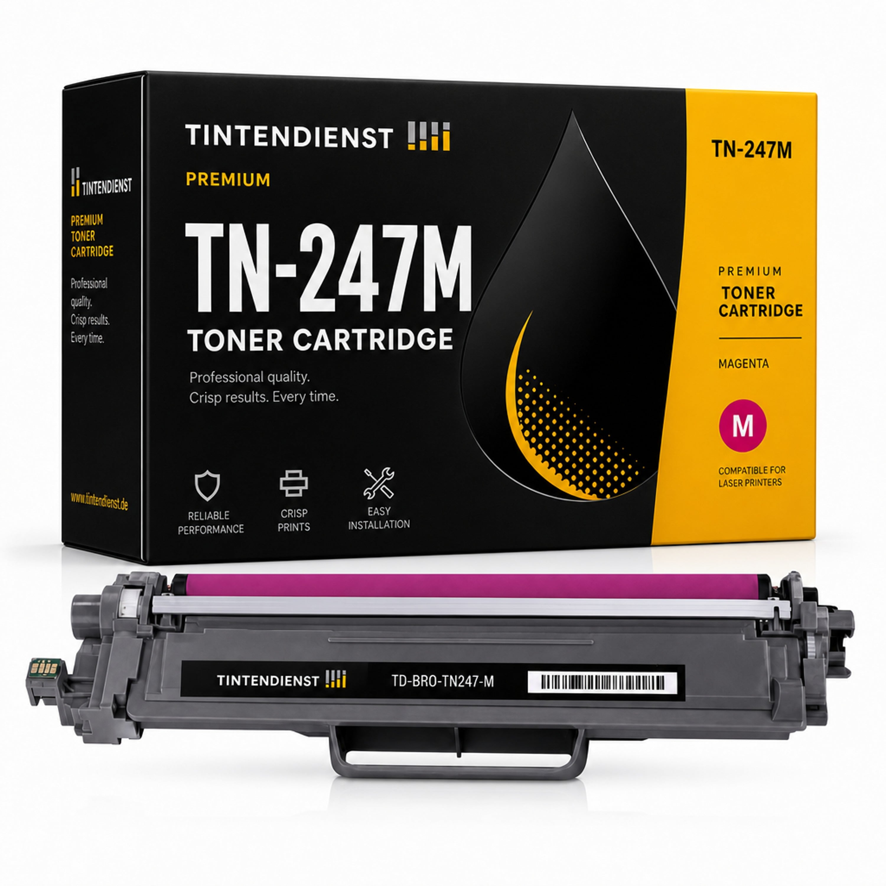 Toner kompatibel zu Brother TN-247M, magenta