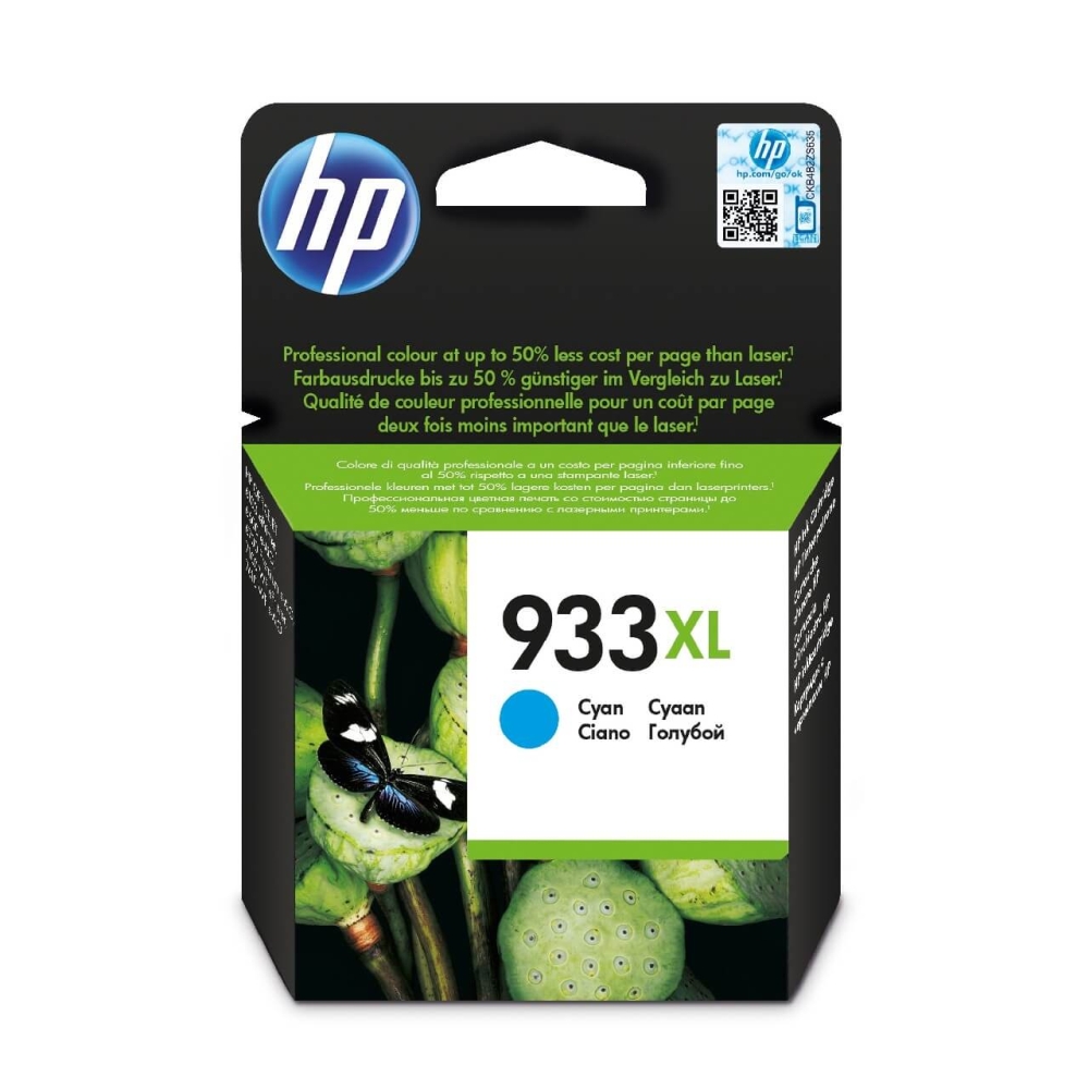 Original HP Tintenpatrone CN054AE / 933XL Cyan
