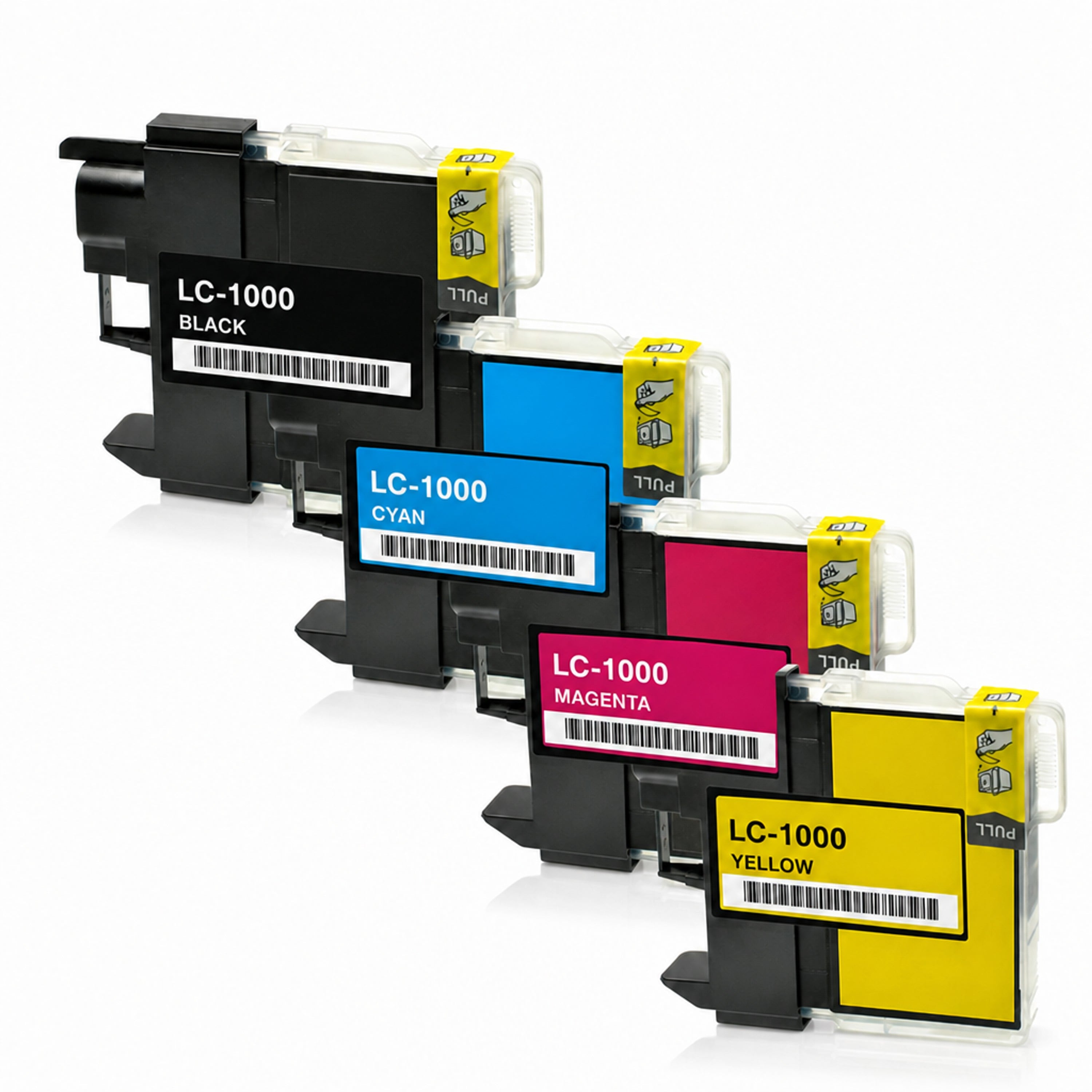 Multipack - Druckerpatrone ersetzt Brother LC-1000, 4 Patronen