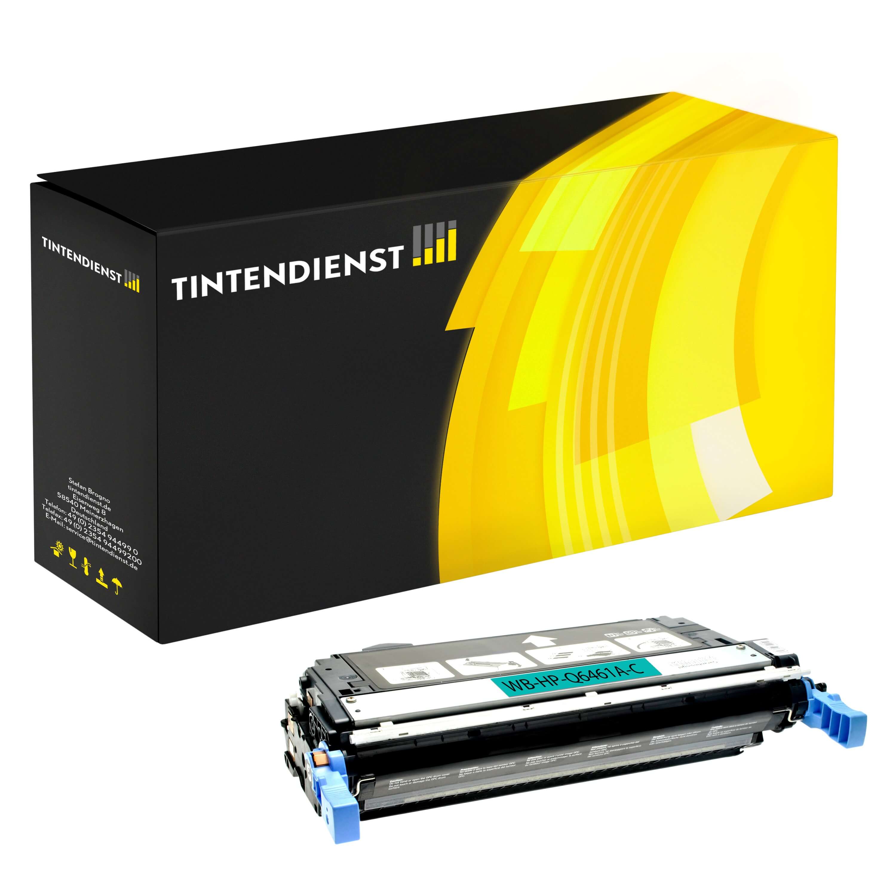 Toner kompatibel zu HP 644A, cyan