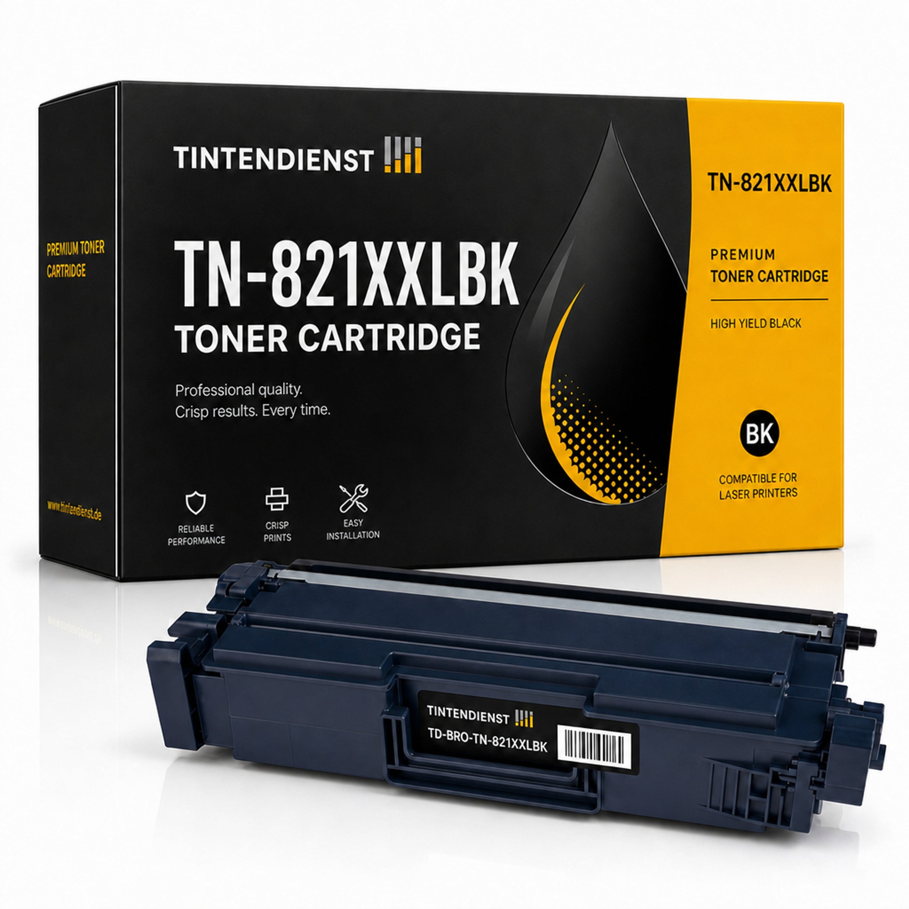 Toner kompatibel zu Brother TN-821XXLBK, schwarz