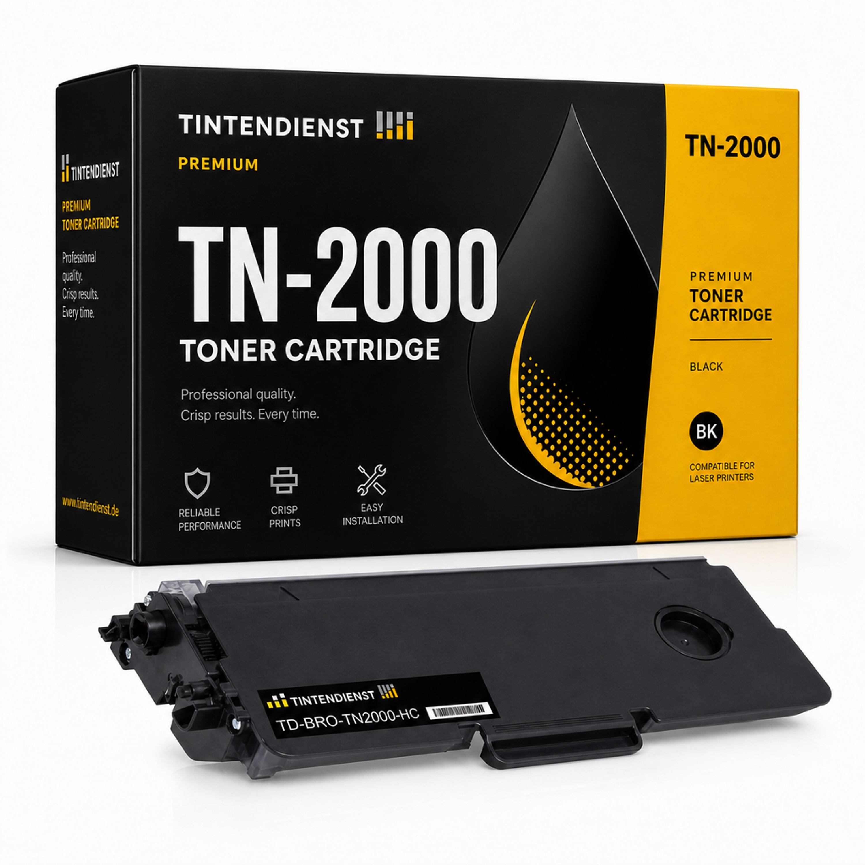 Toner kompatibel zu Brother TN-2000, schwarz