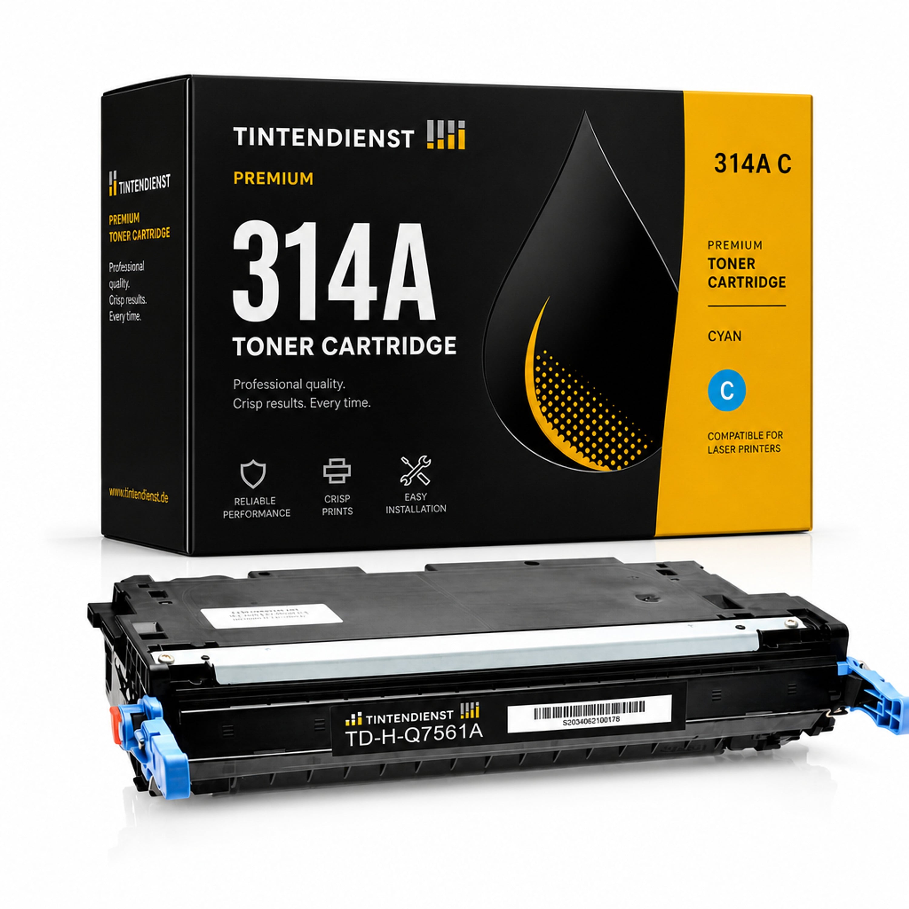 Toner kompatibel zu HP 314A, cyan