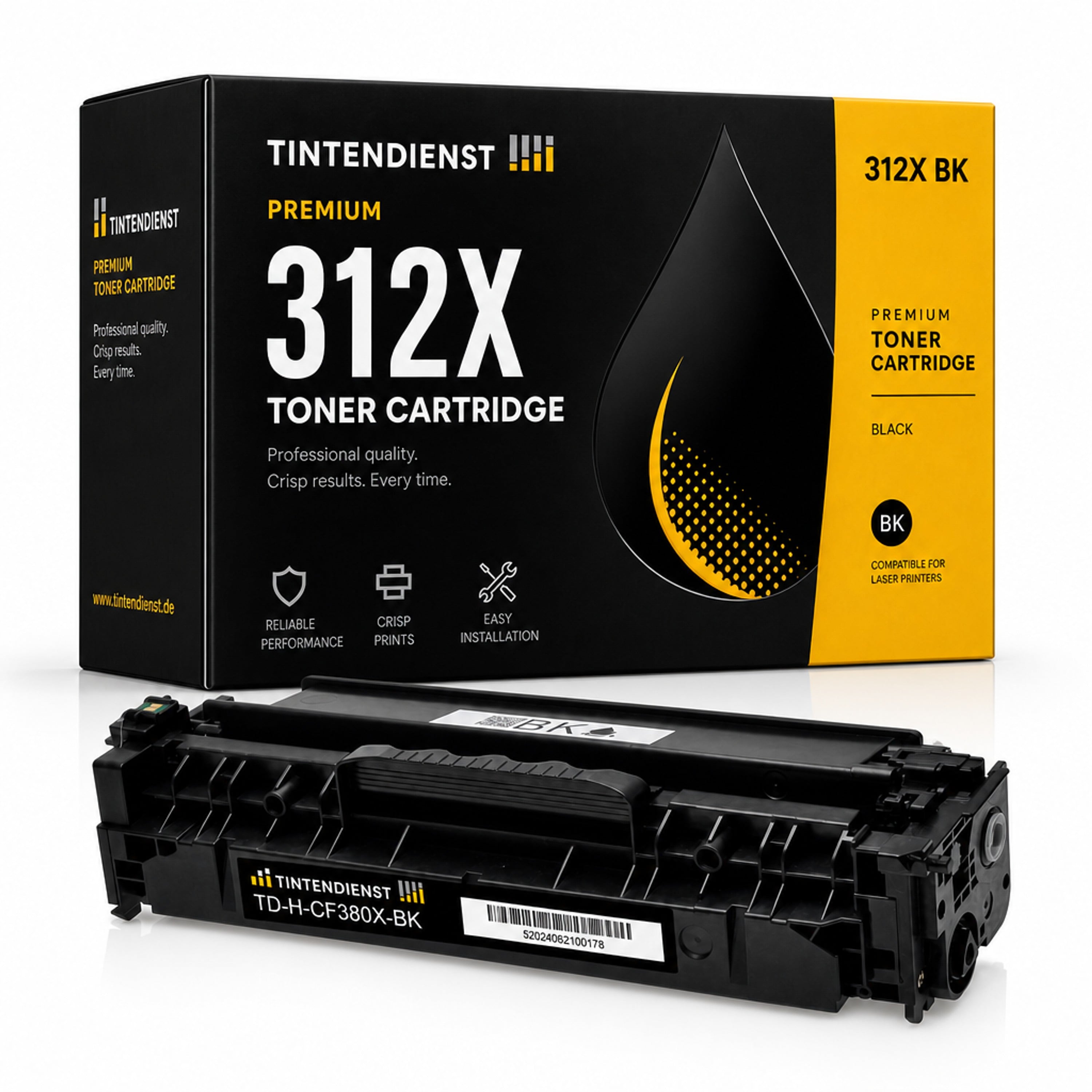 Toner kompatibel zu HP 312X, schwarz